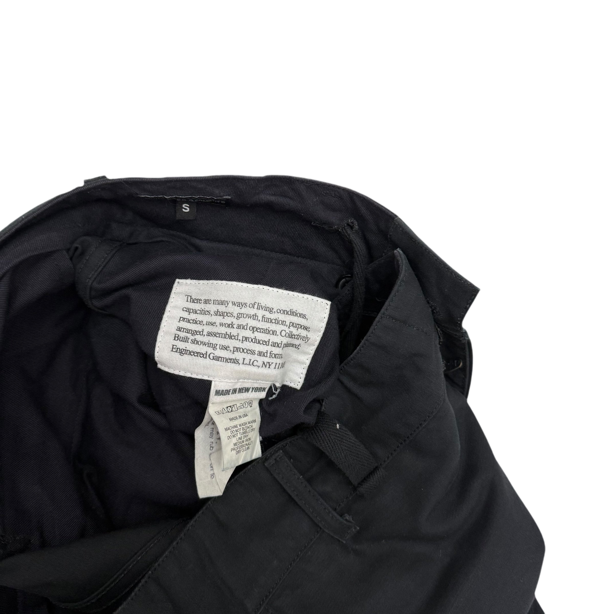 Engineered Garments Ripstop FA Pants Black (Size S)