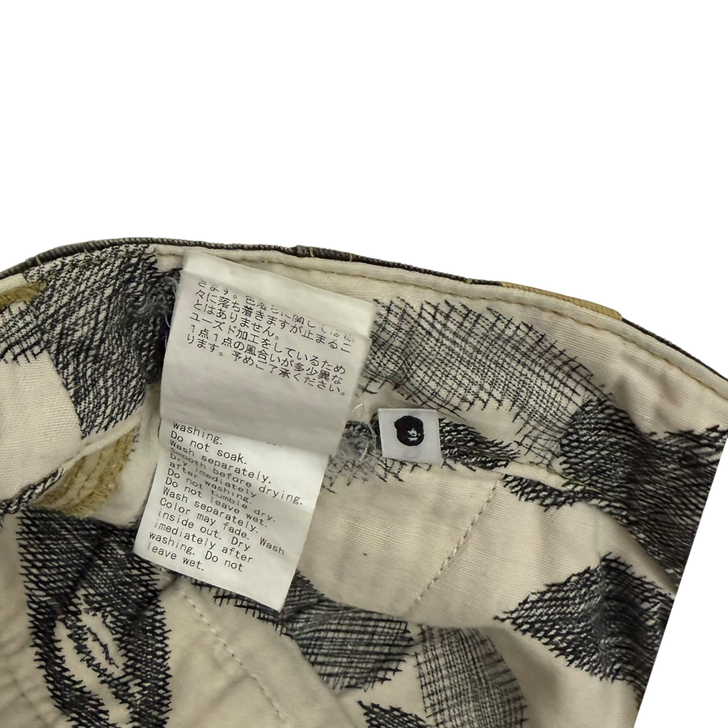 Bape (A Bathing Ape) Camo Patchwork Shorts (Size M)