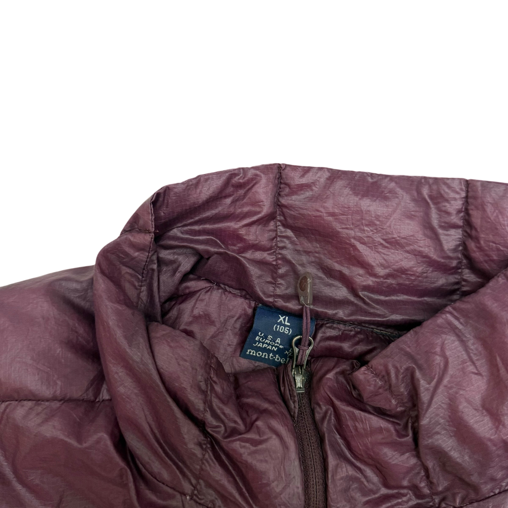 Montbell 00s Plasma 1000 Down Jacket Burgundy (Size L)