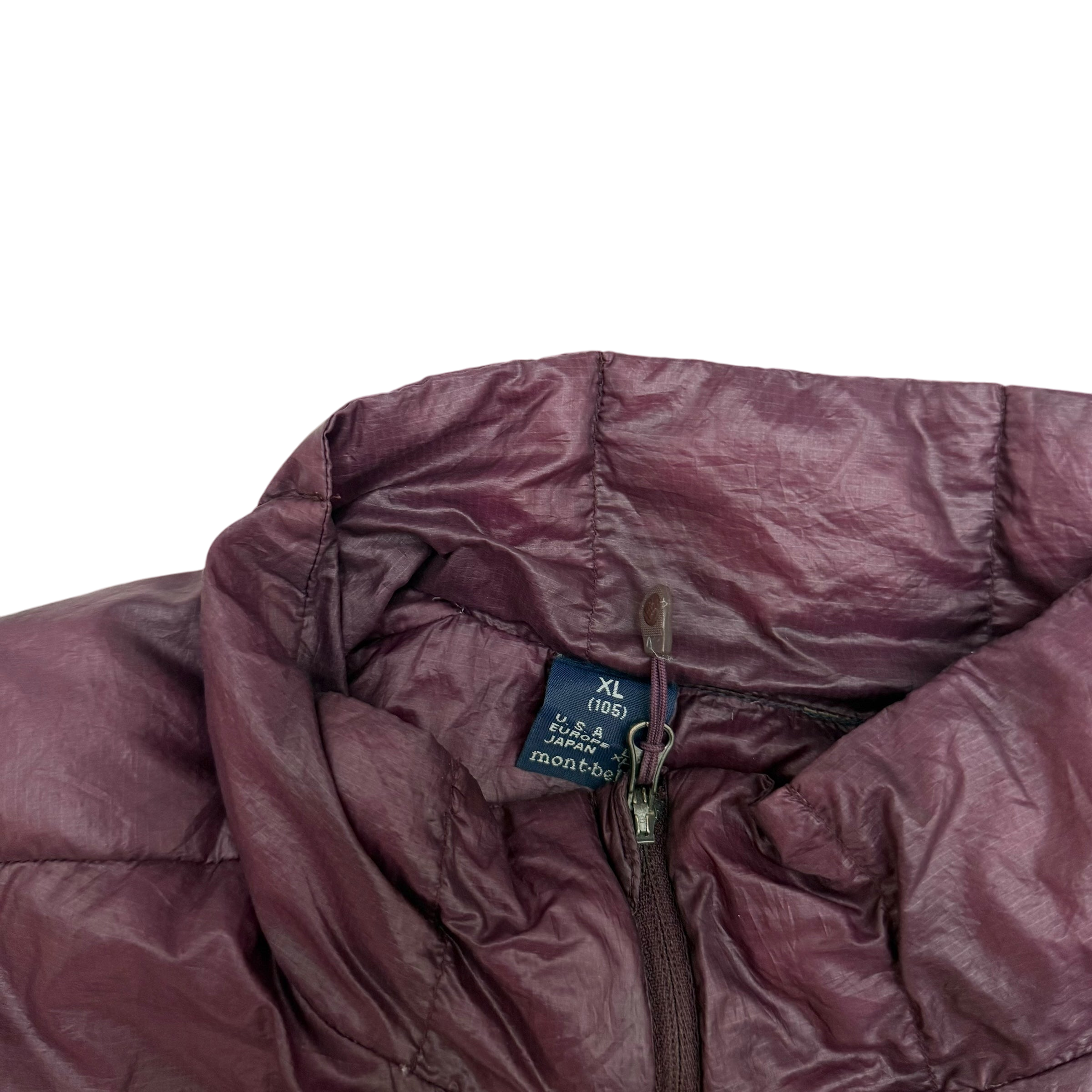 Montbell 00s Plasma 1000 Down Jacket Burgundy (Size L)
