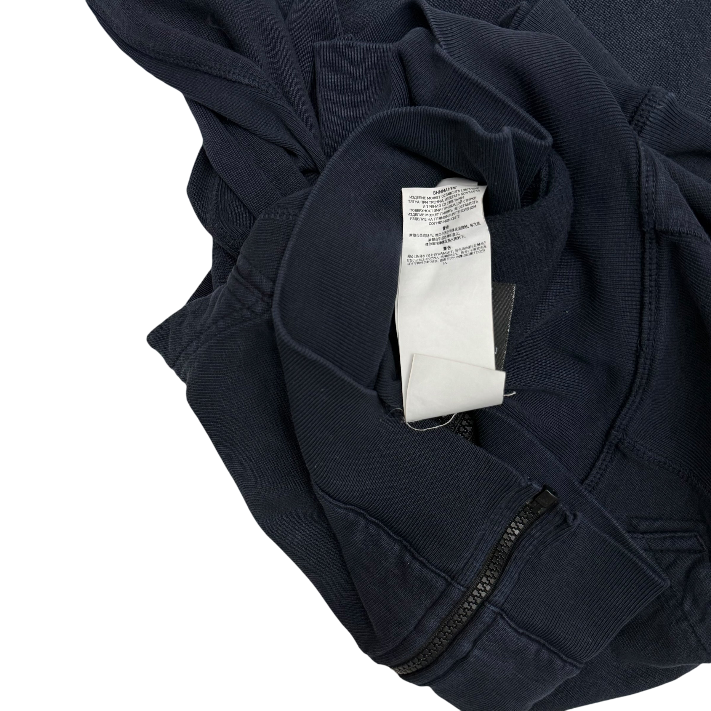 Stone Island Full Zip Sweatshirt Navy(Size XXL)