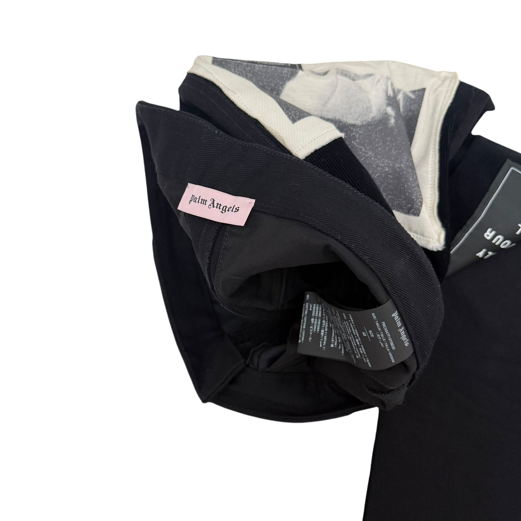 Palm Angels Corduroy Patchwork Pants Black (Size M)