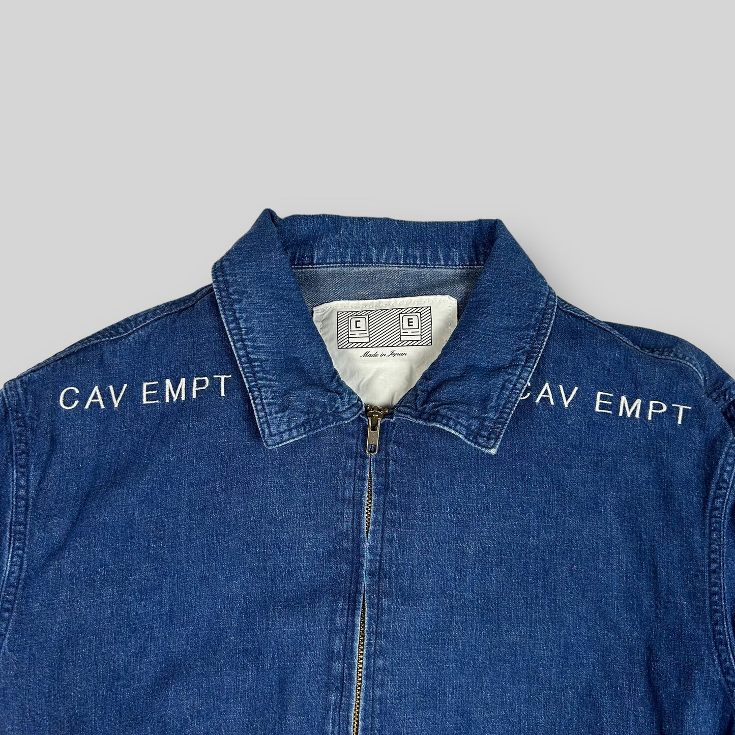 Cav Empt Denim Zip Up Jacket (Size M)