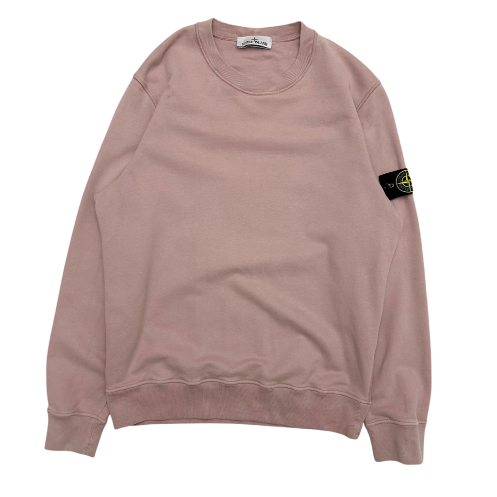 Stone Island Crewneck Sweatshirt Light Pink (Fits M-L)