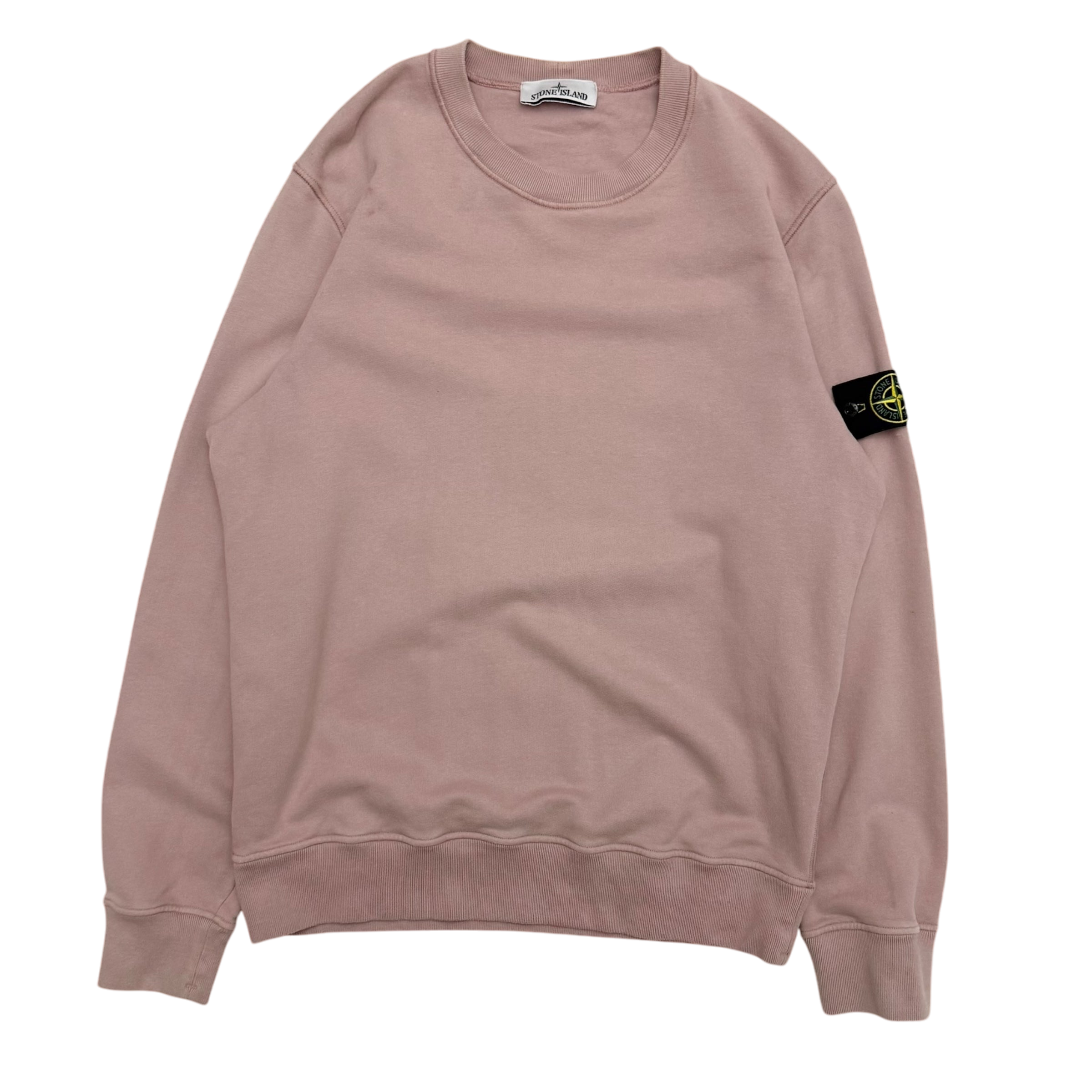 Stone Island Crewneck Sweatshirt Light Pink (Fits M-L)