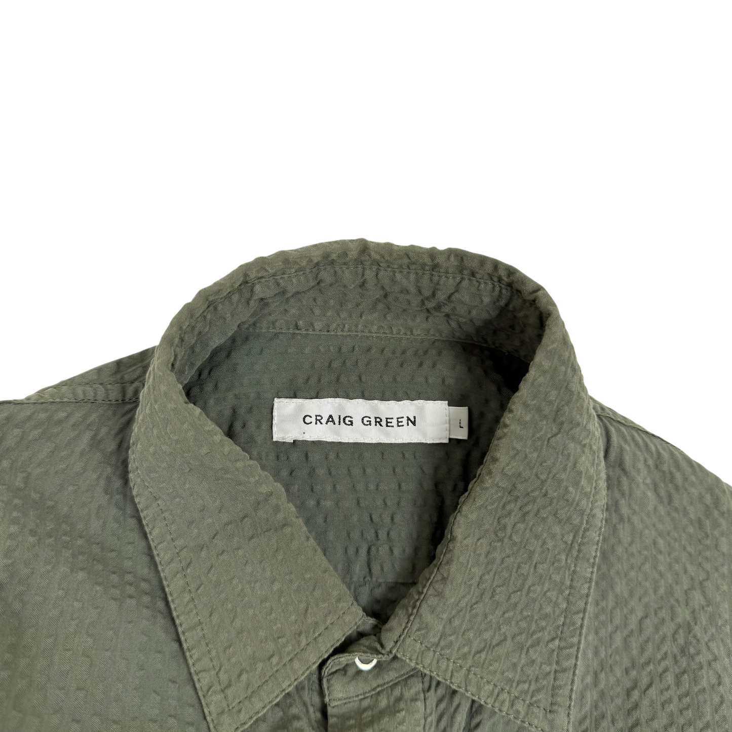 Craig Green Utility Shirt Olive Green (Size L)
