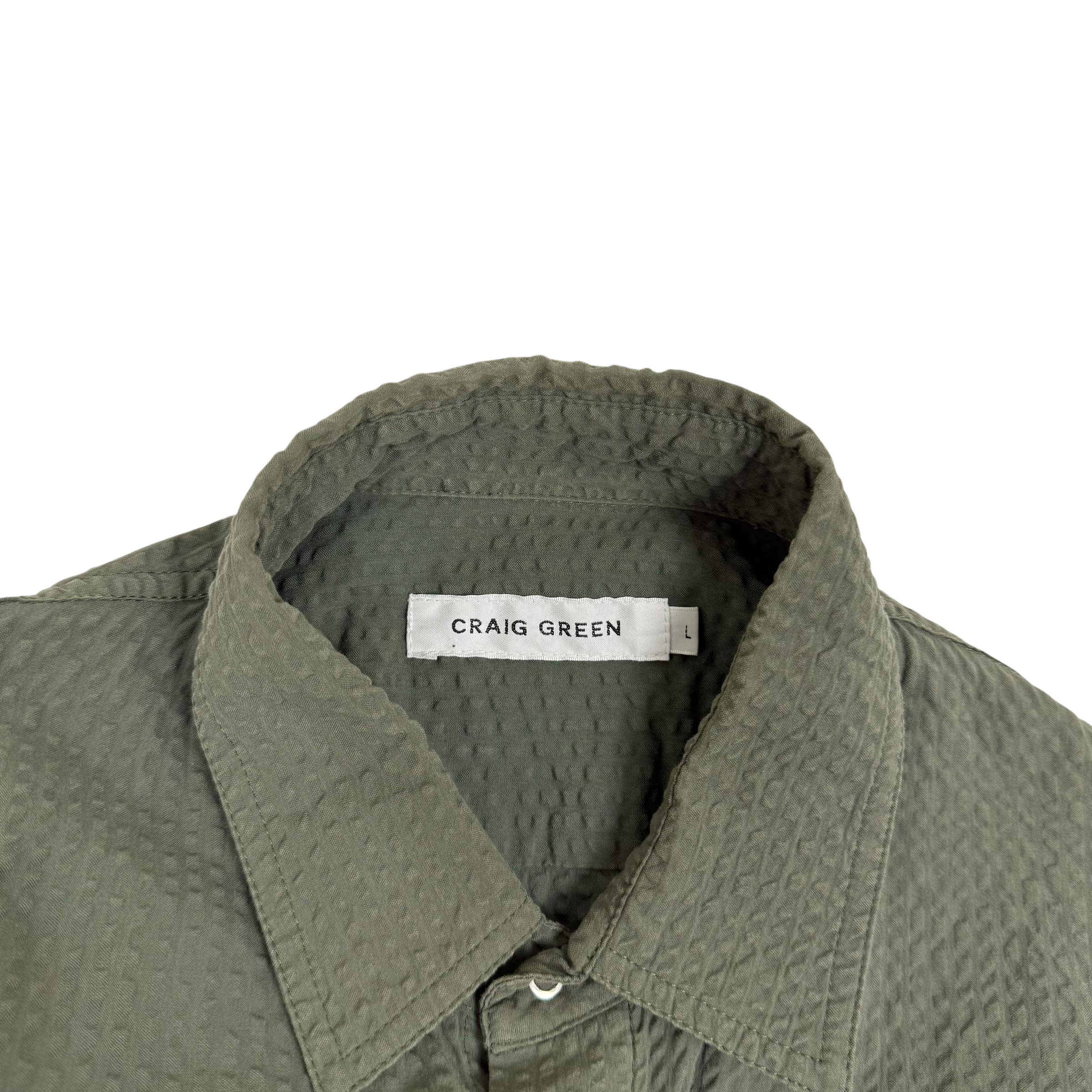 Craig Green Utility Shirt Olive Green (Size L)