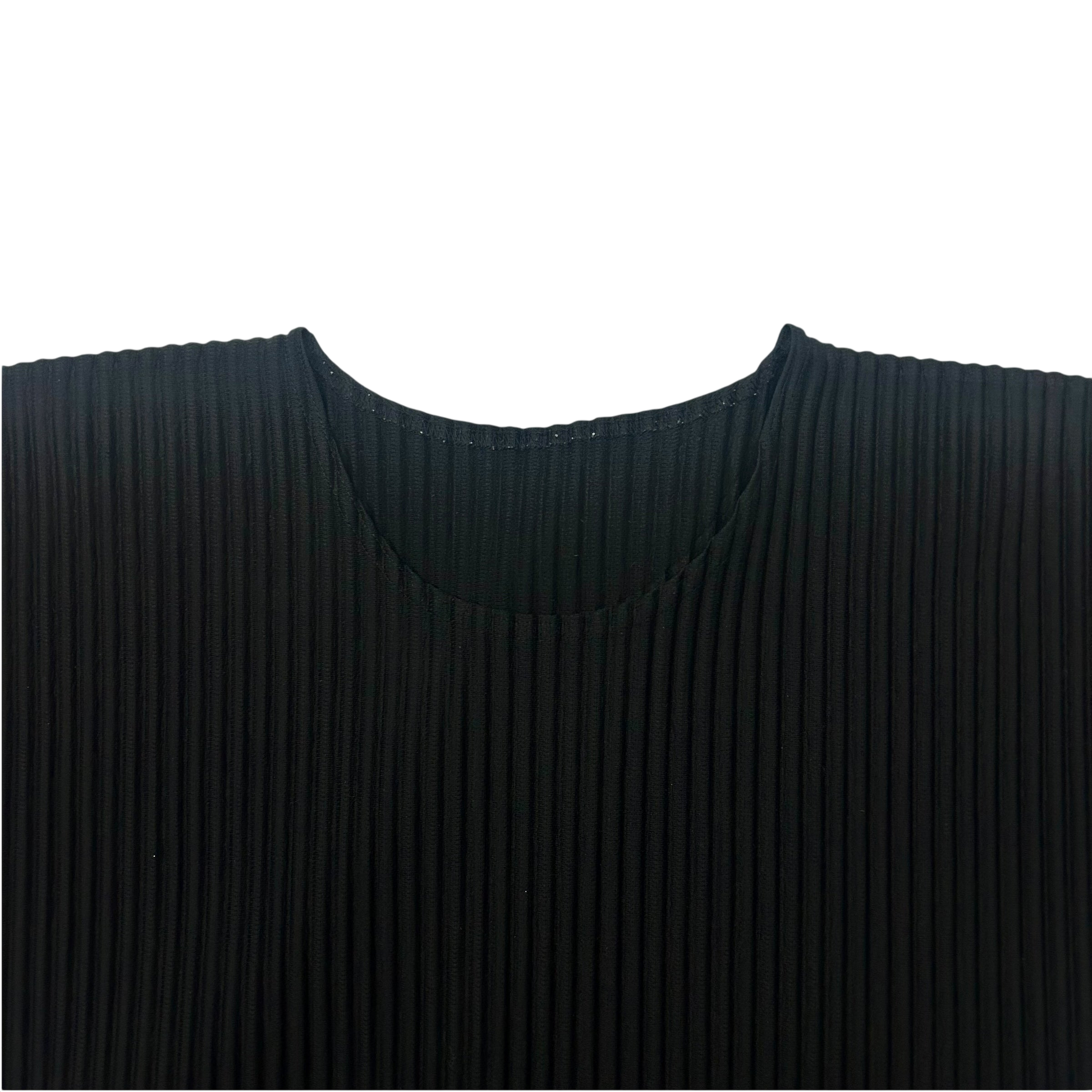 Issey Miyake Homme Plissé T-Shirt Black (Fits S-M)