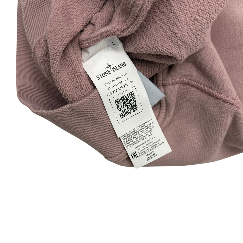 Stone Island Crewneck Sweatshirt Light Pink (Fits M-L)