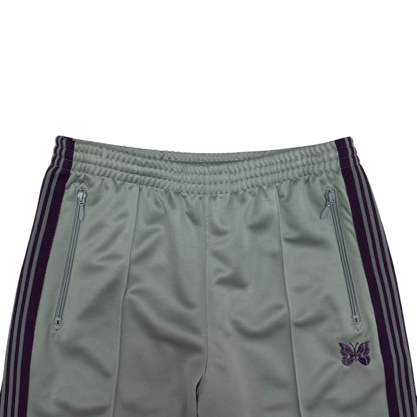 Needles Poly Smooth Track Pants Baby Blue/ Purple (Size M)