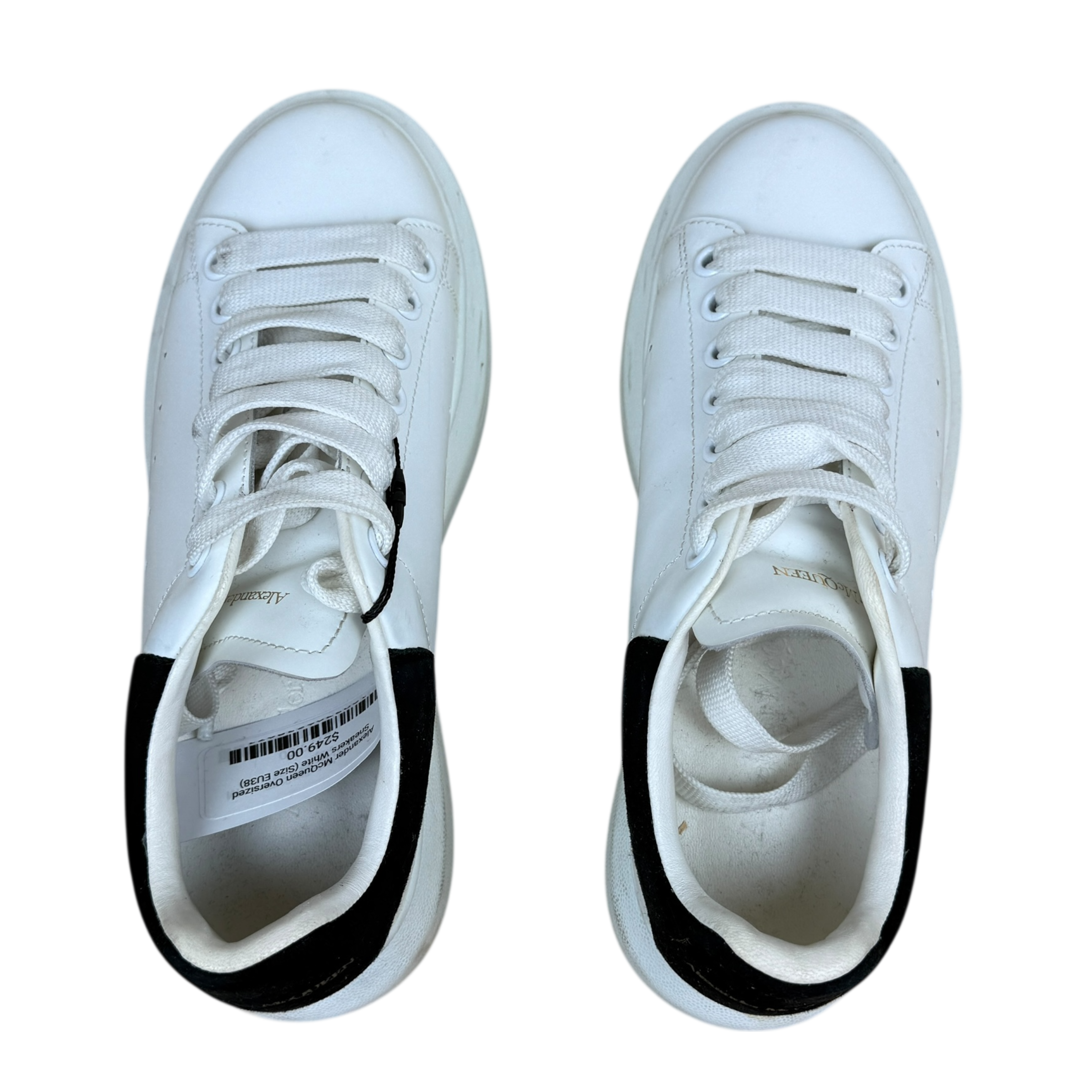 Alexander McQueen Oversized Sneakers White (Size EU38)