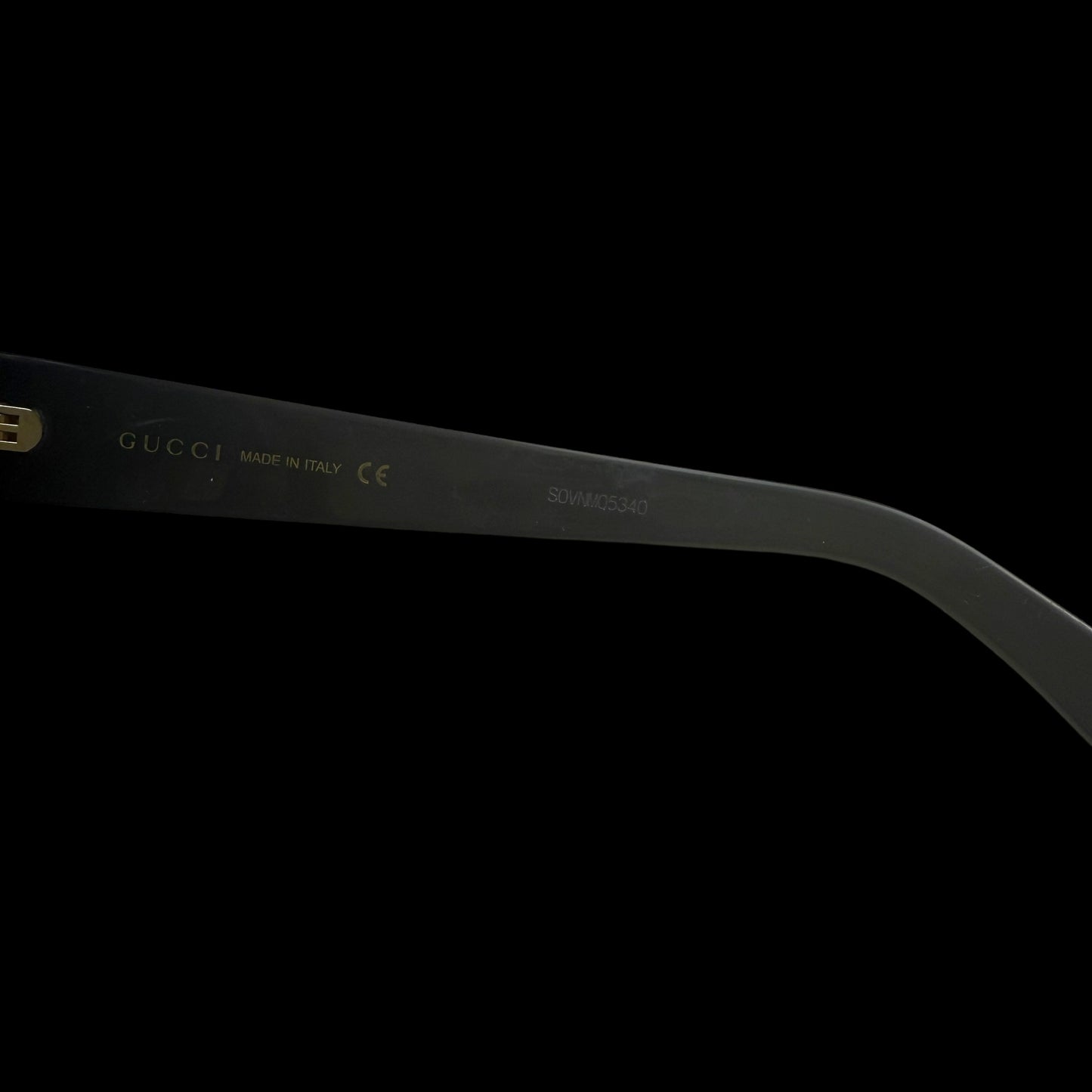 Gucci Oversized Square-Frame Sunglasses Black