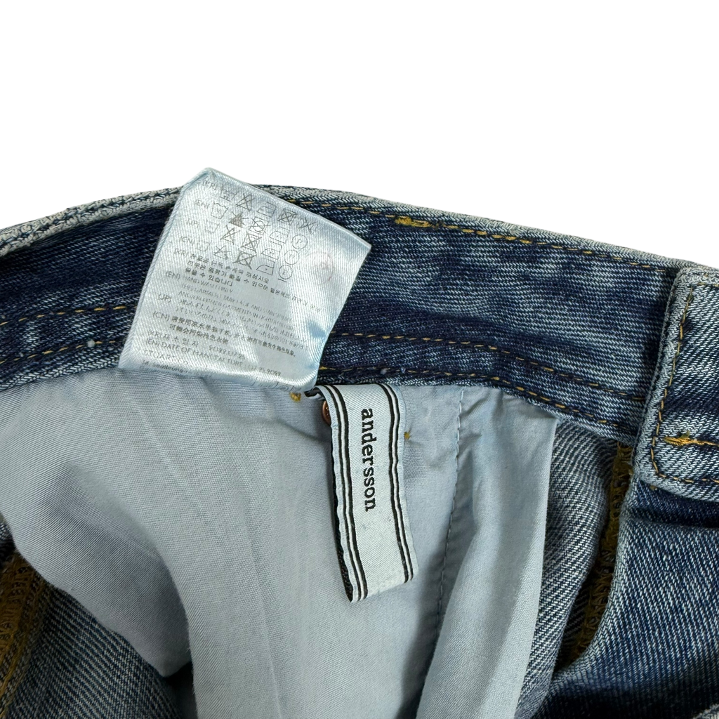 Andersson Bell Brick Curve PanelWide Jeans Blue (Size 33”)