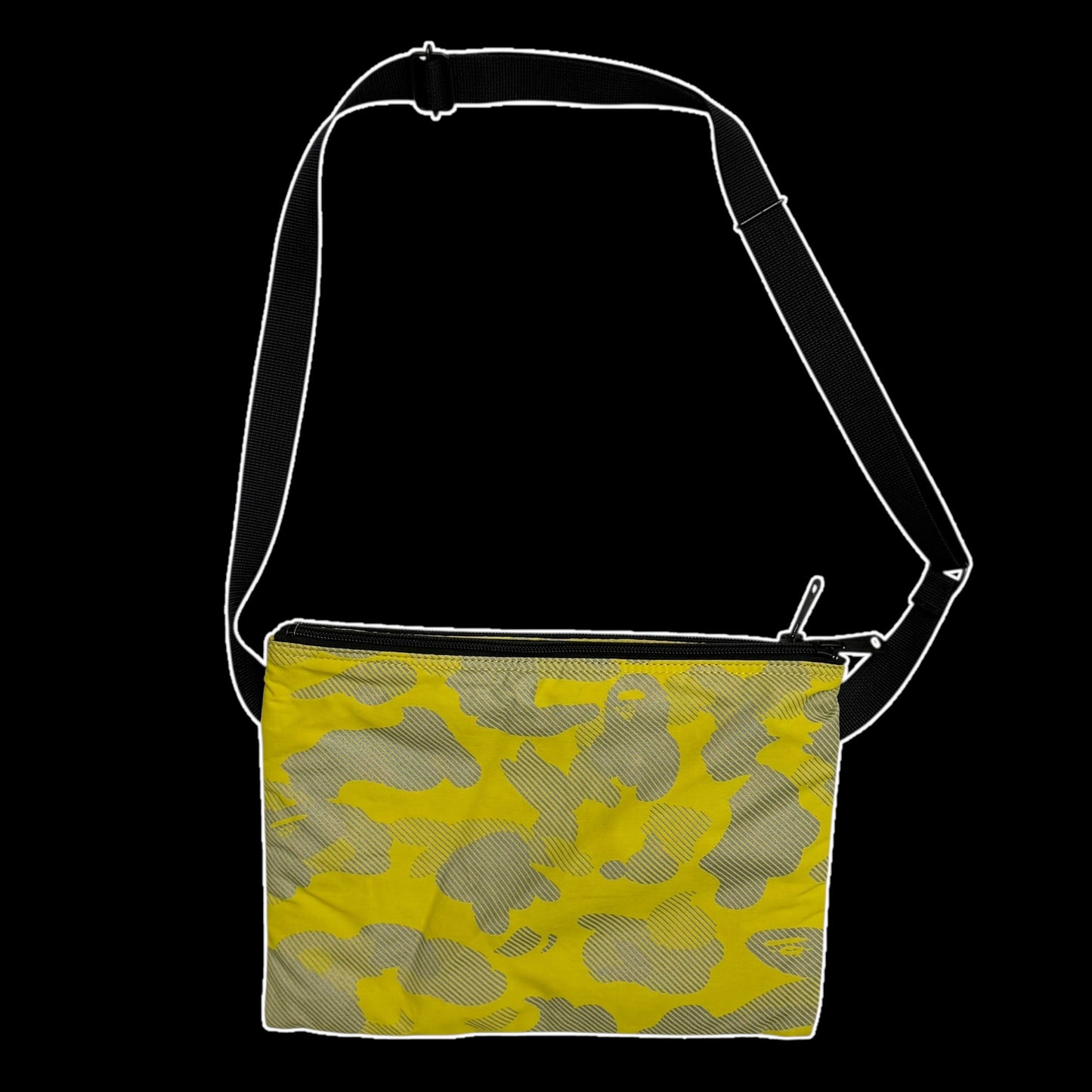 BAPE (A Bathing Ape) x Porter 3M Camo Sacoche Yellow