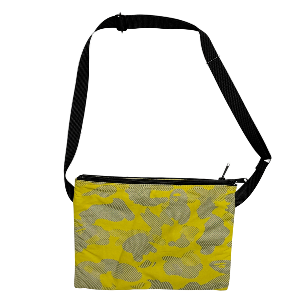 BAPE (A Bathing Ape) x Porter 3M Camo Sacoche Yellow