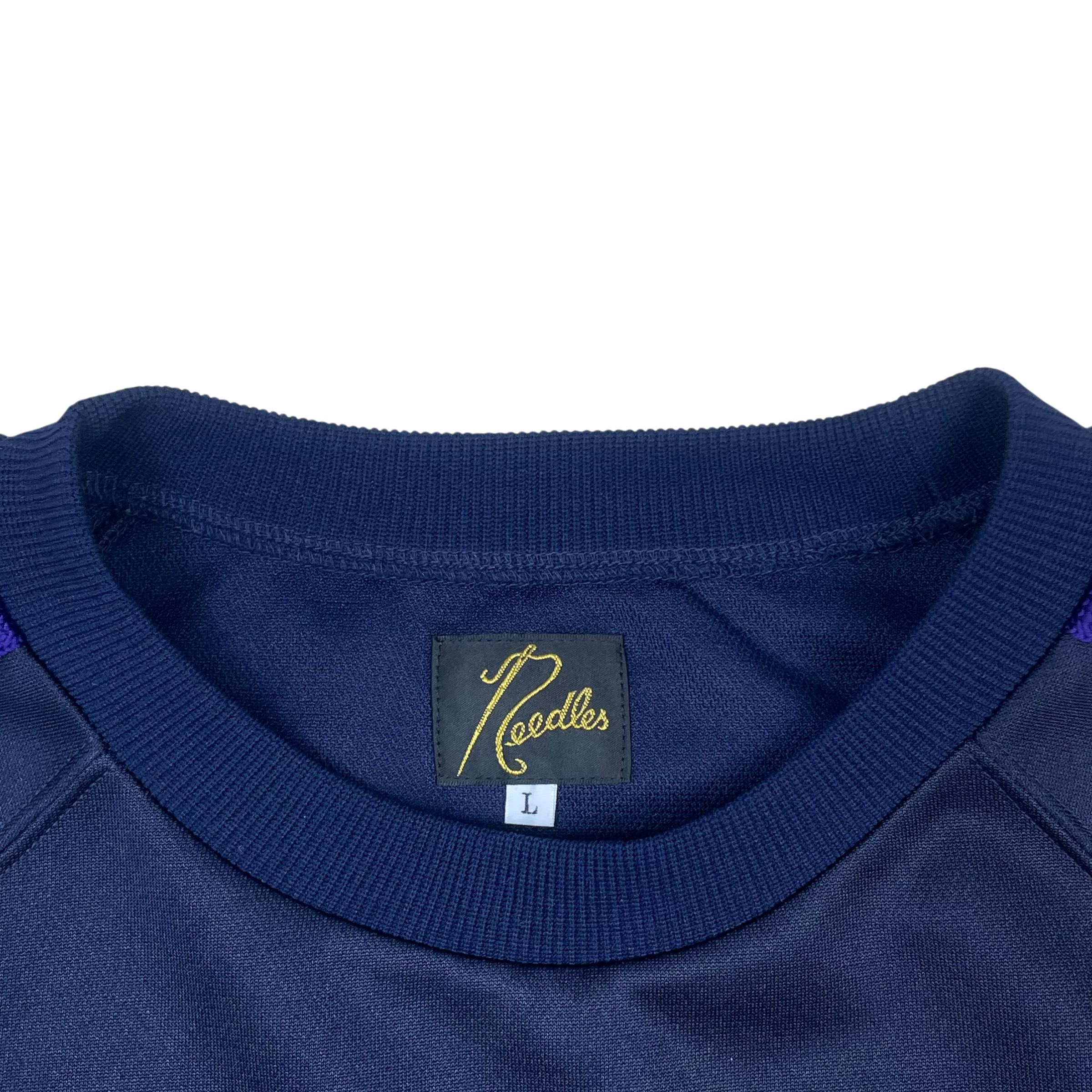 Needles Poly Smooth Crewneck Sweatshirt Purple (Size L)