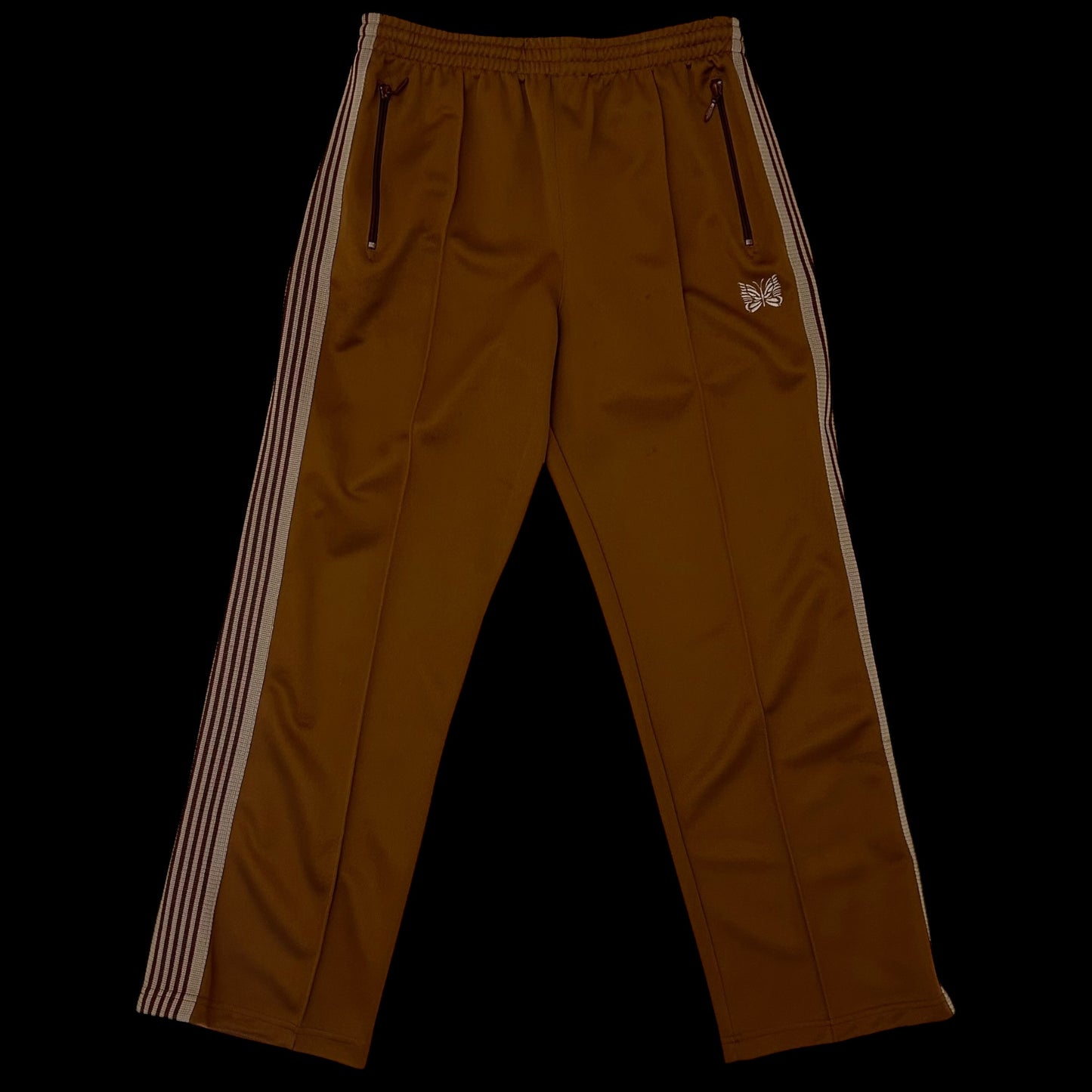 Needles Poly Smooth Track Pants Brown (Size L)