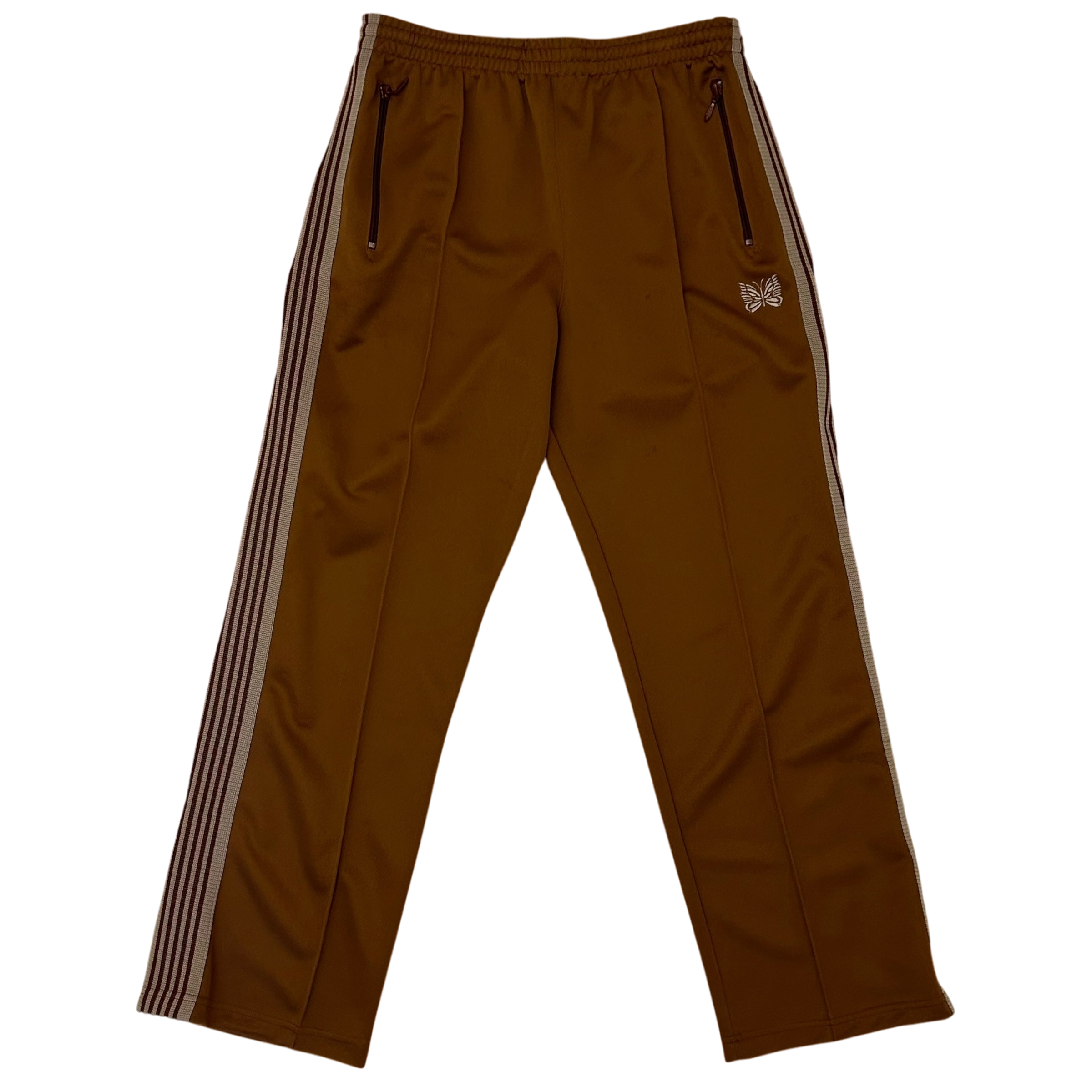 Needles Poly Smooth Track Pants Brown (Size L)