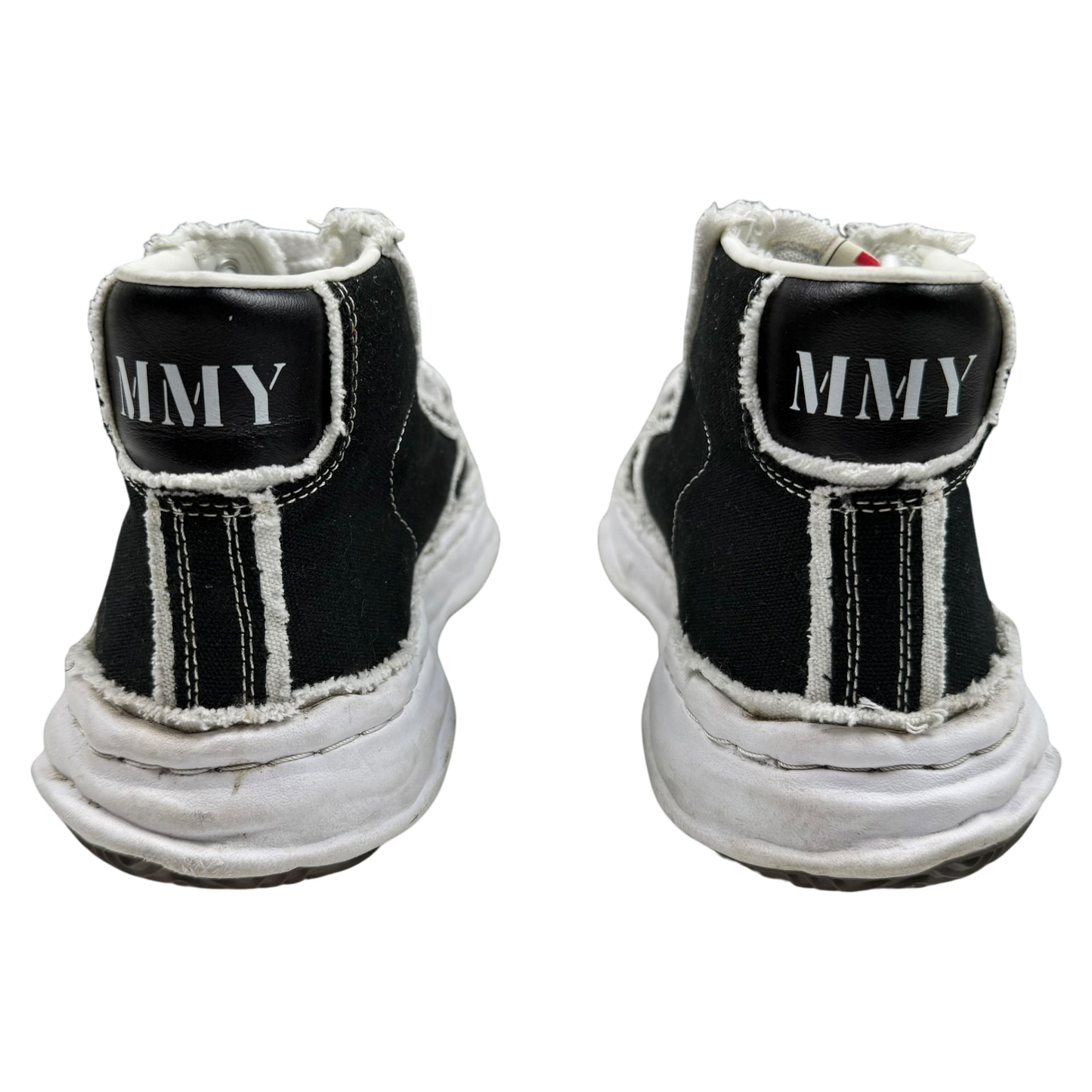 Men's Maison Mihara Yasuhiro Blakey OG Sole Canvas High Black / White (US11/EU44)