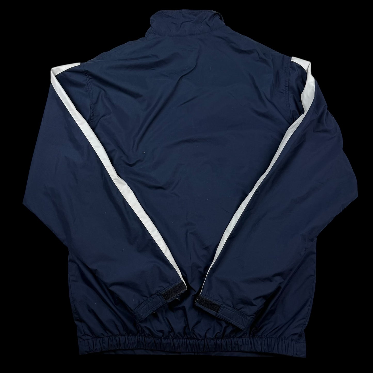 Nike 00s Embroidered Logo Lined Track Jacket White/Navy (part of set) (Fits M-L)