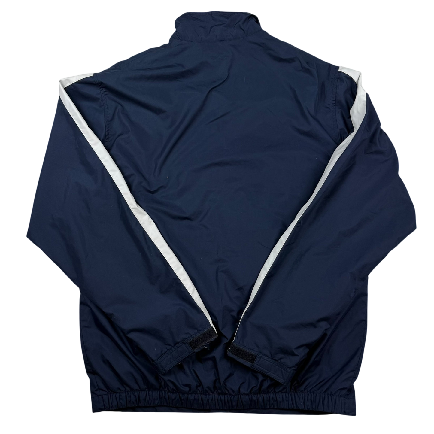Nike 00s Embroidered Logo Lined Track Jacket White/Navy (part of set) (Fits M-L)