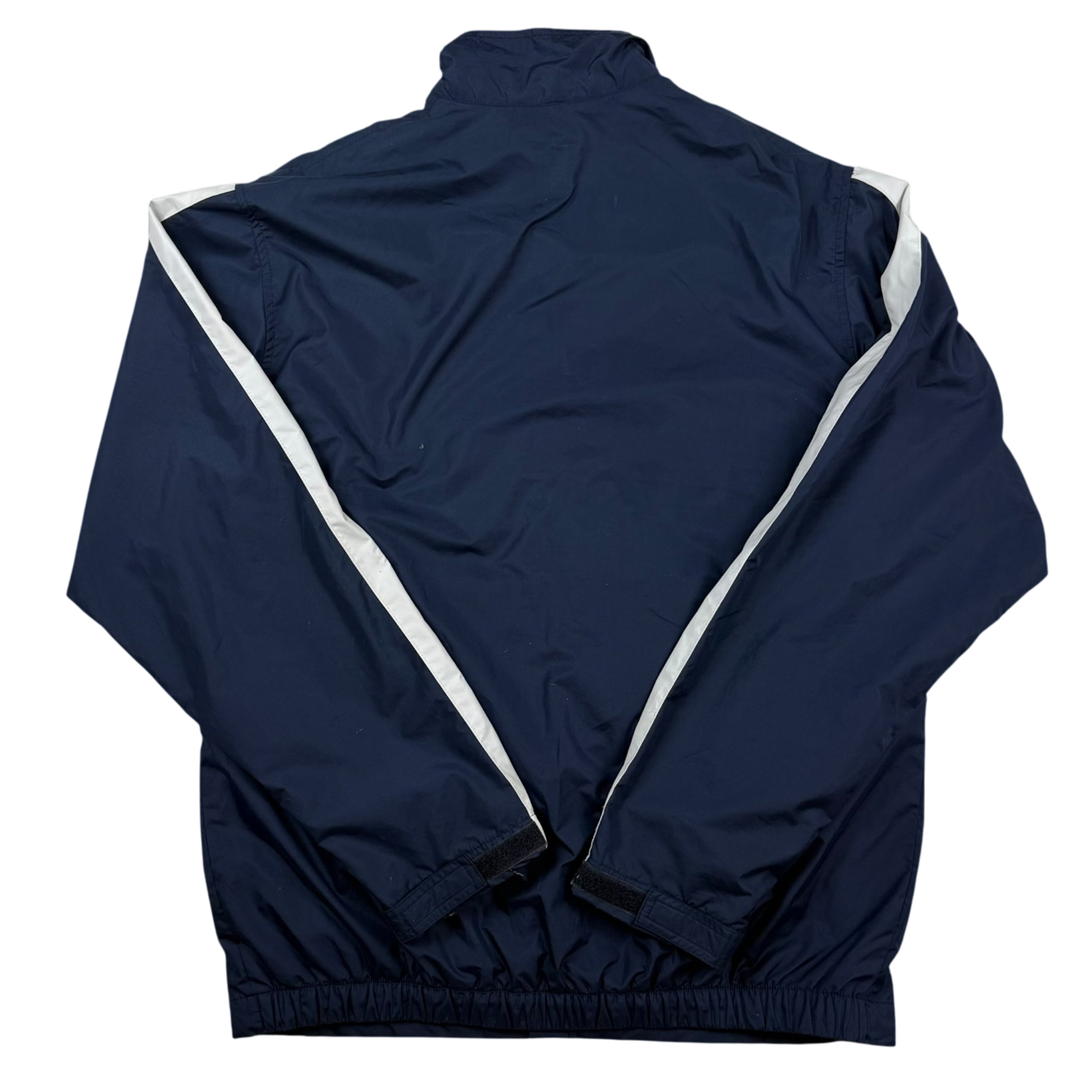 Nike 00s Embroidered Logo Lined Track Jacket White/Navy (part of set) (Fits M-L)