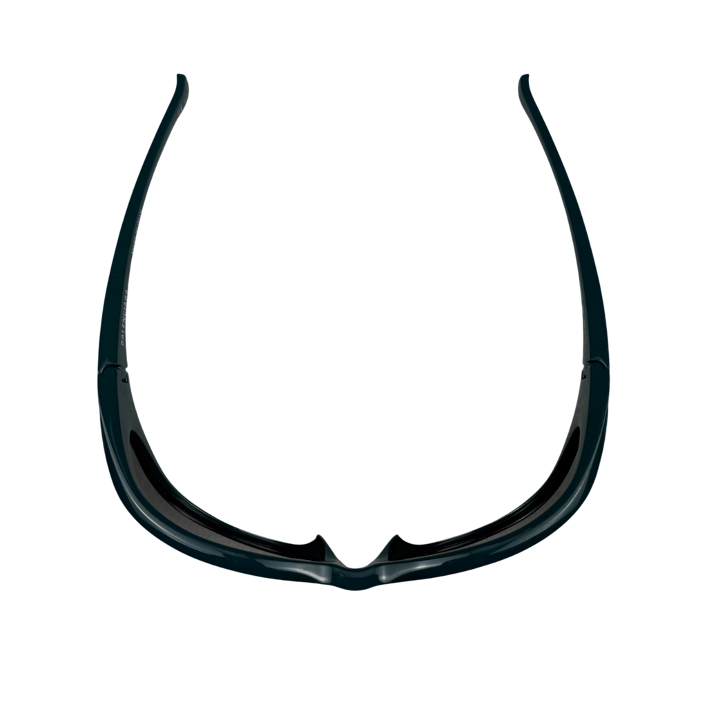 Balenciaga Extreme Oval Sunglasses Green