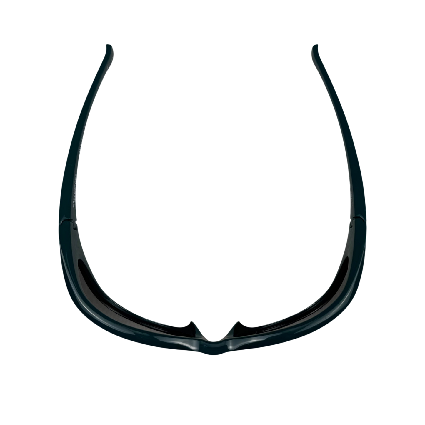 Balenciaga Extreme Oval Sunglasses Green