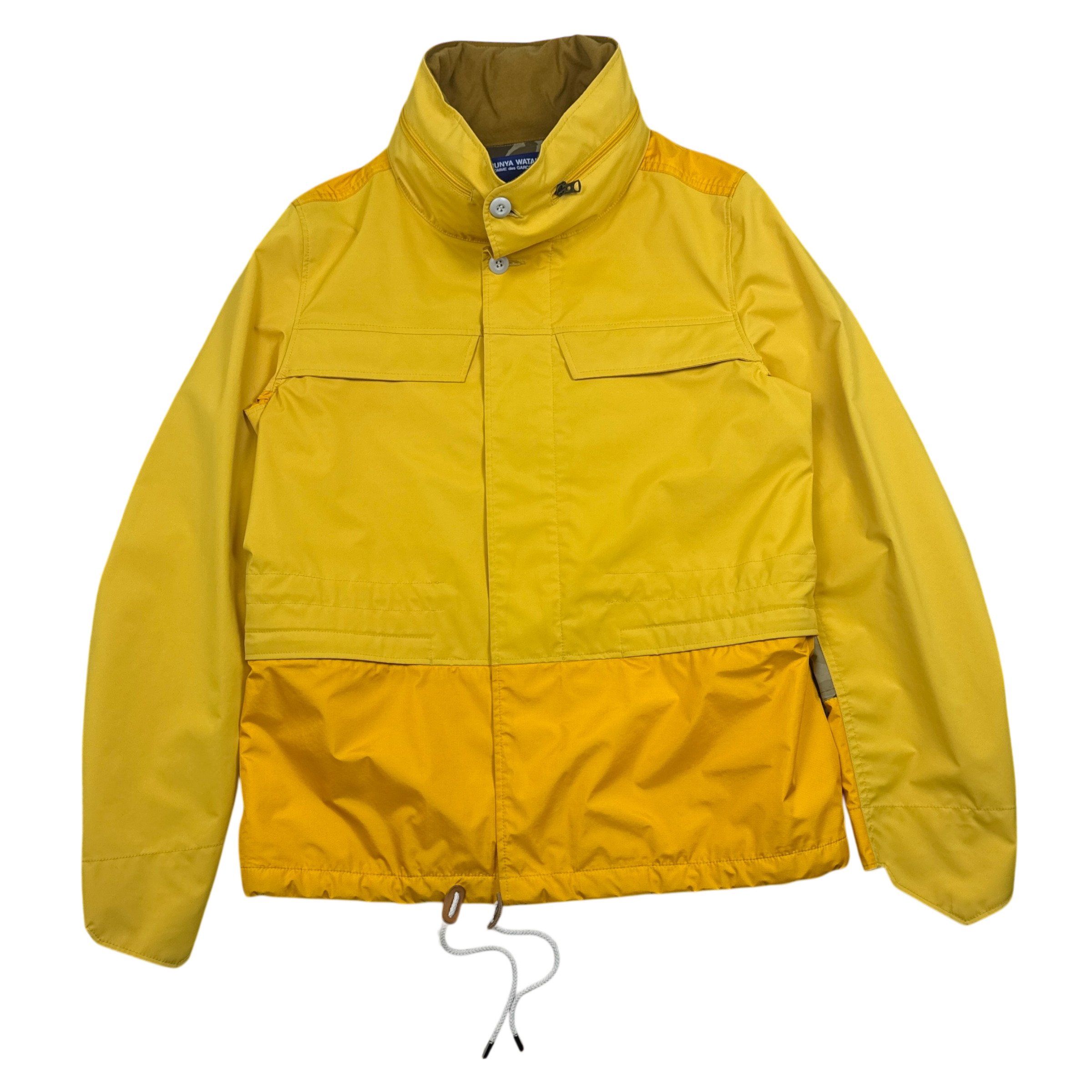 Junya Wantanabe MAN Comme Des Garçons AD2018 Mountain Jacket (With Bag) Yellow/Camo (Fits M-L)