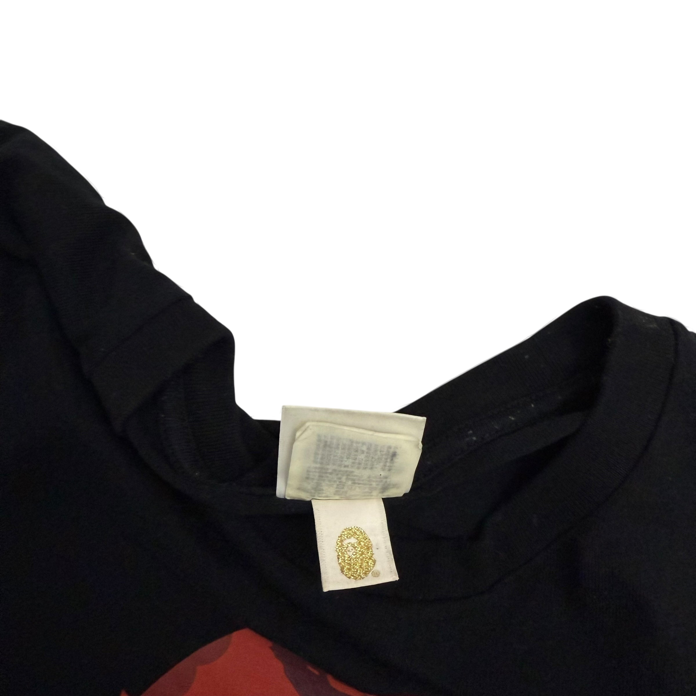 BAPE (A Bathing Ape) Colour Camo T-Shirt Black (Fits L-XL)