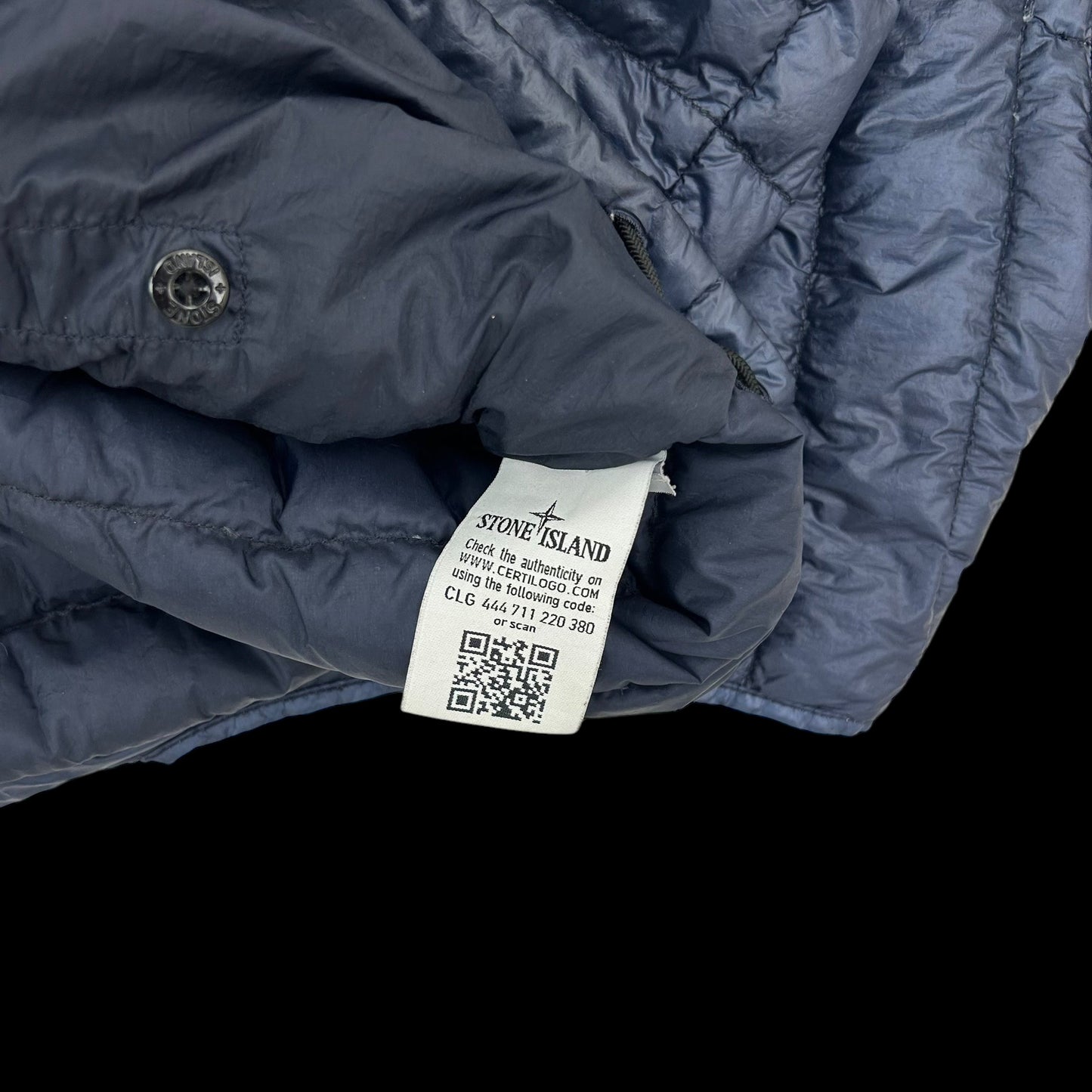 Stone Island Micro Ripstop Puffer Jacket Navy (Size S)