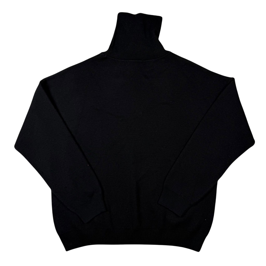 Gosha Rubchinskiy AW18 Enemy ВРАГ Turtleneck Sweatshirt Black (Size XL)