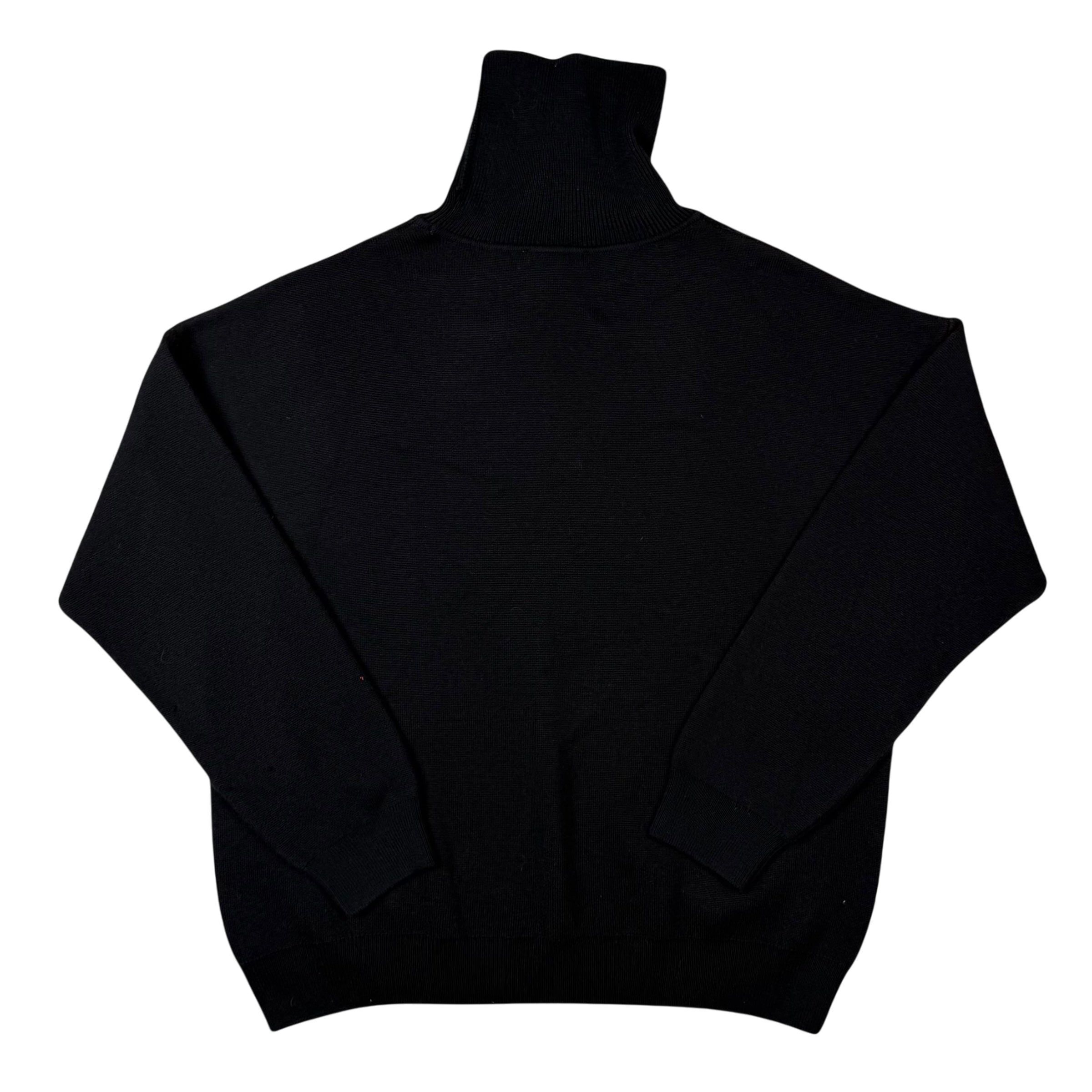 Gosha Rubchinskiy AW18 Enemy ВРАГ Turtleneck Sweatshirt Black (Size XL)