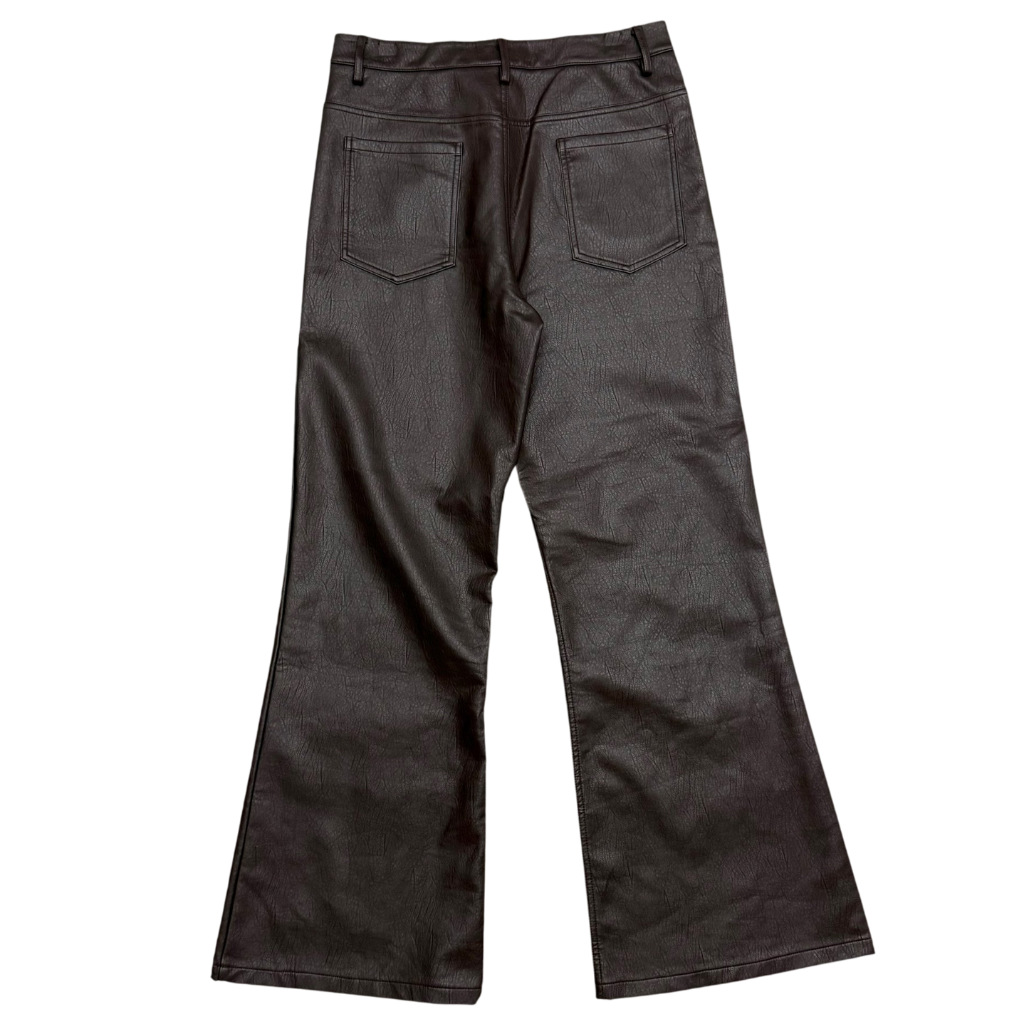 Ranger Cartel SS 2023 Flared Leather Brown Pants (Size L)