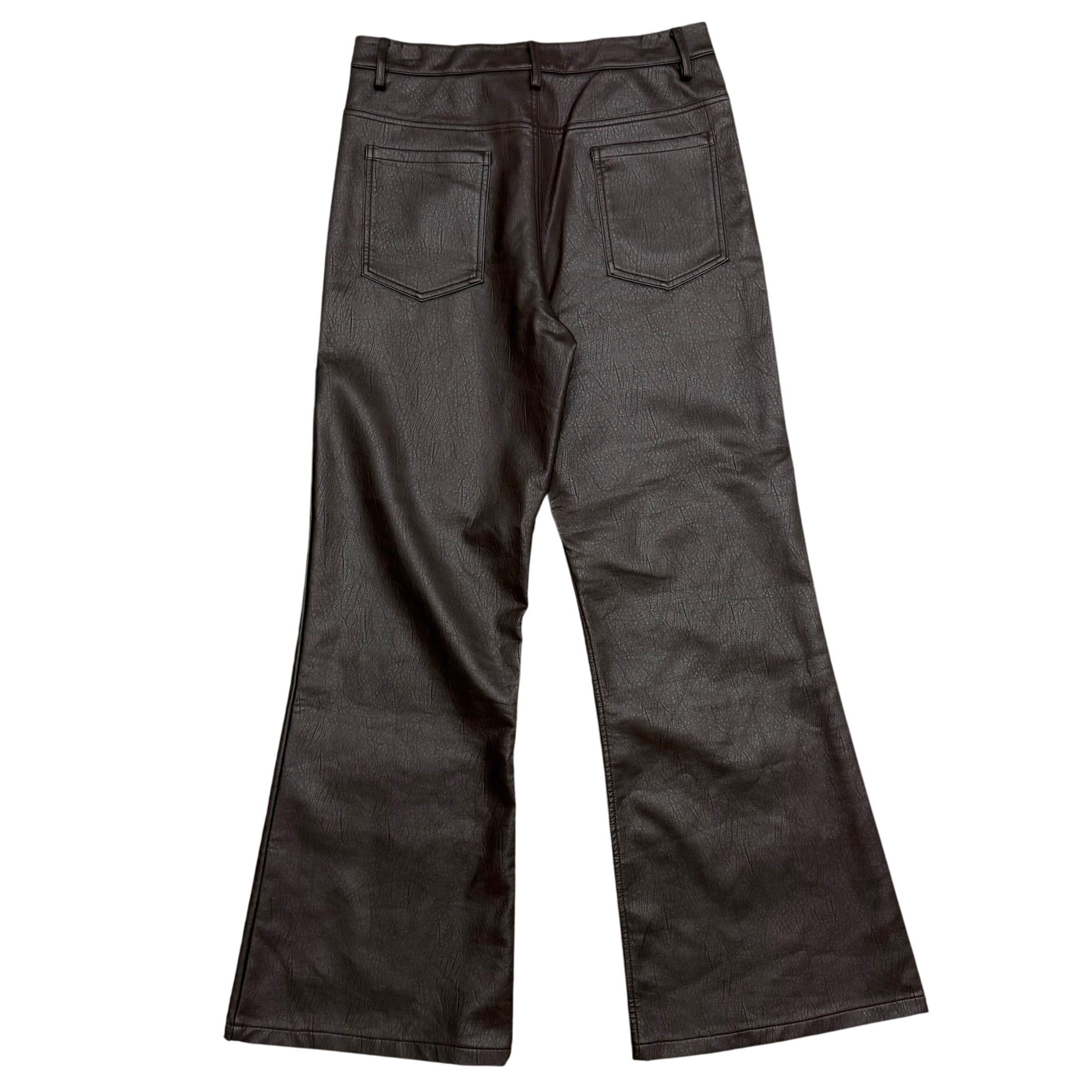 Ranger Cartel SS 2023 Flared Leather Brown Pants (Size L)