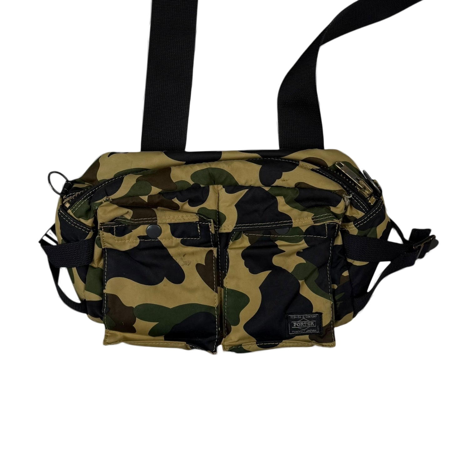 BAPE (A Bathing Ape) x Porter 1st Camo Waist Bag