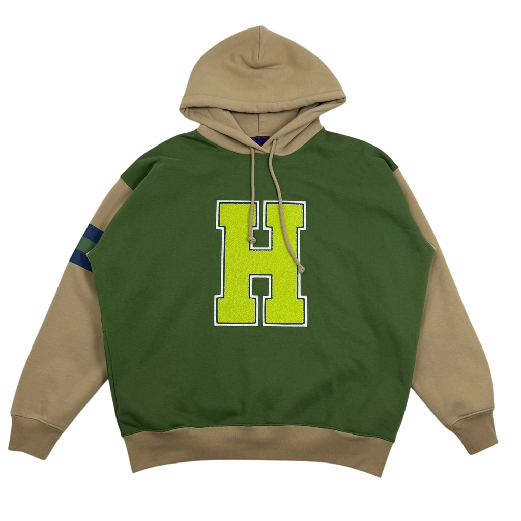 Heaven by Marc Jacobs Jumbo Star Varsity Hoodie Green/Beige (Fits M-L)