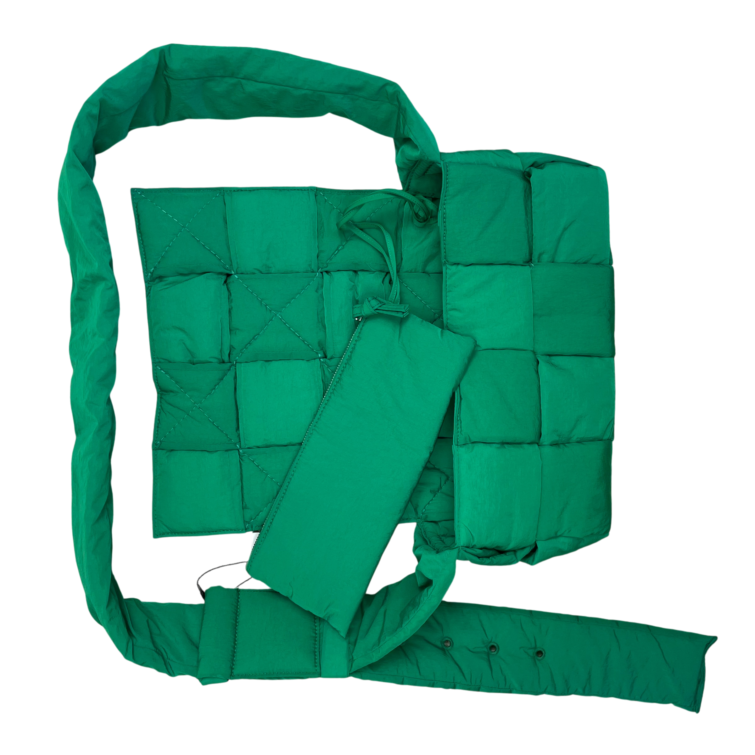 Bottega Veneta Cassette Padded Crossbody Bag Green
