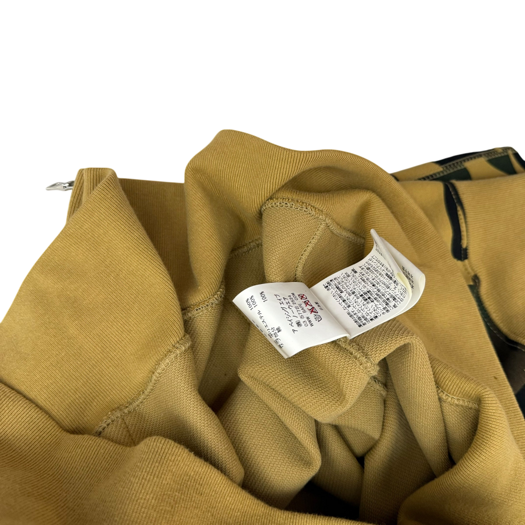 BAPE (A Bathing Ape) 1st Camo Gore Windstopper Camo Shark Zip-Up Hoodie Yellow (Fits L-XL)