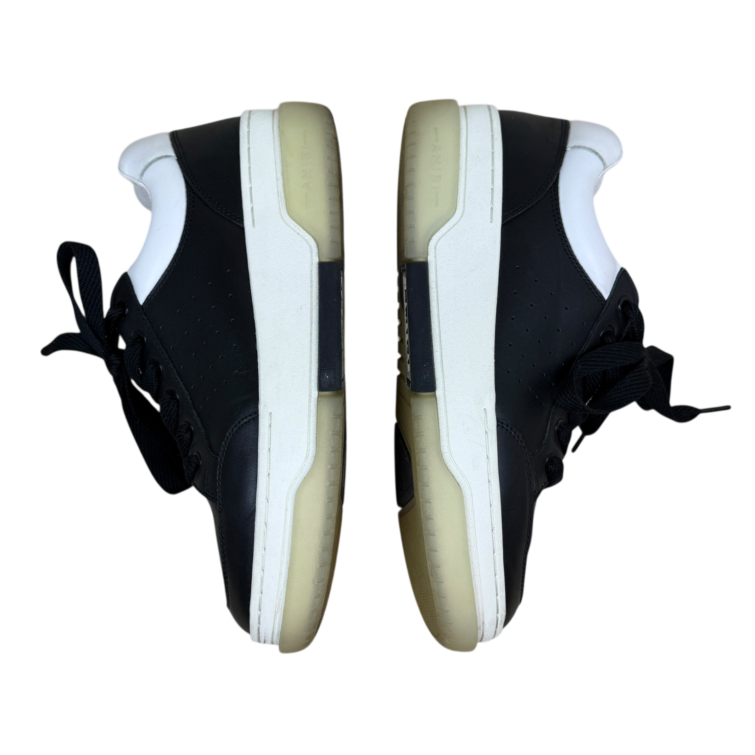 Amiri Stadium Low Leather Sneakers Black (US10/EU43)