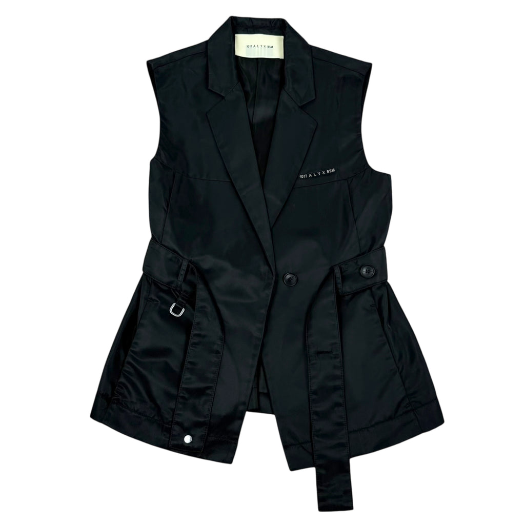 1017 ALYX 9SM Tailoring Belted Vest Black (Fits S-M Womens)