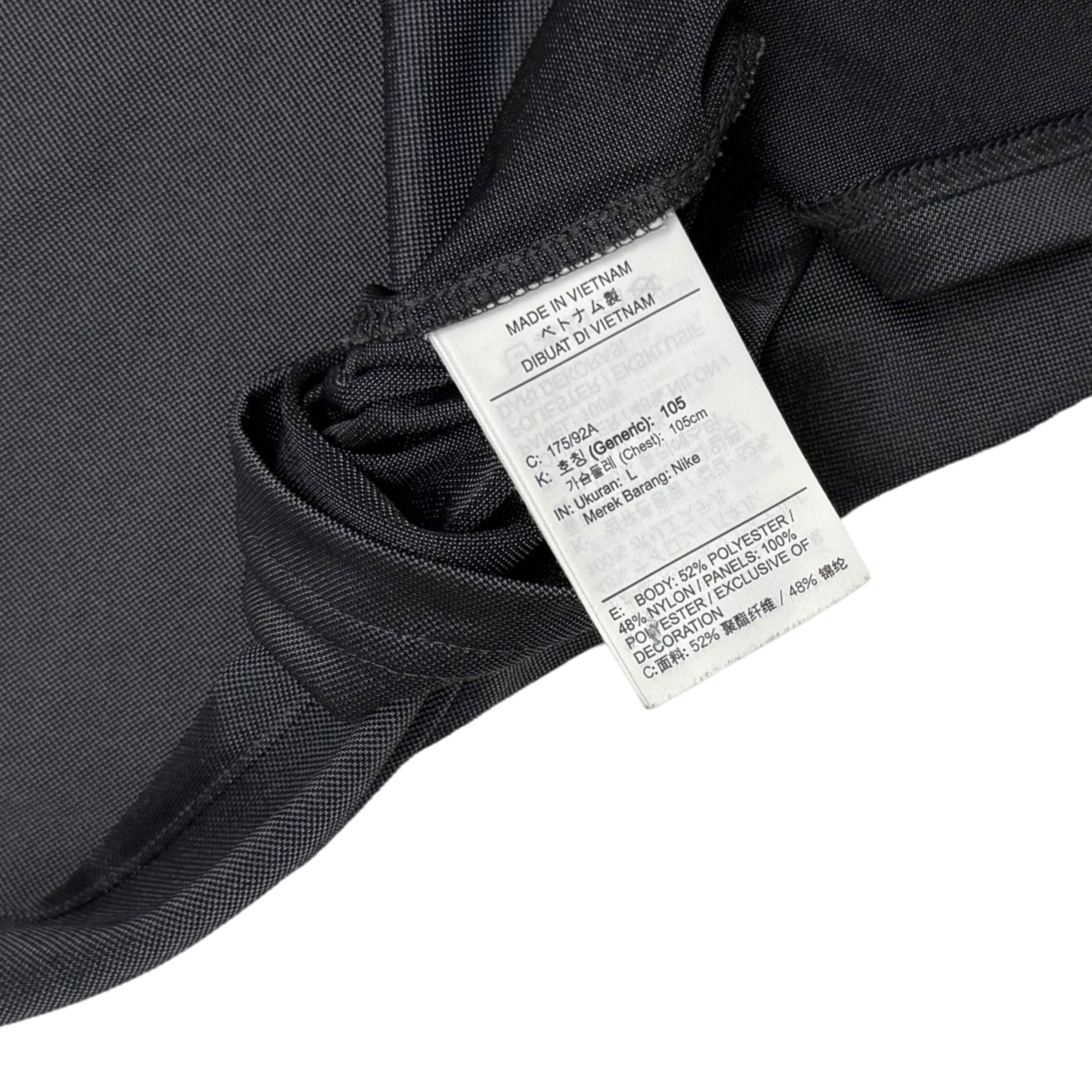 Nike TN Panelled T-Shirt Grey/Black/White (Size L)