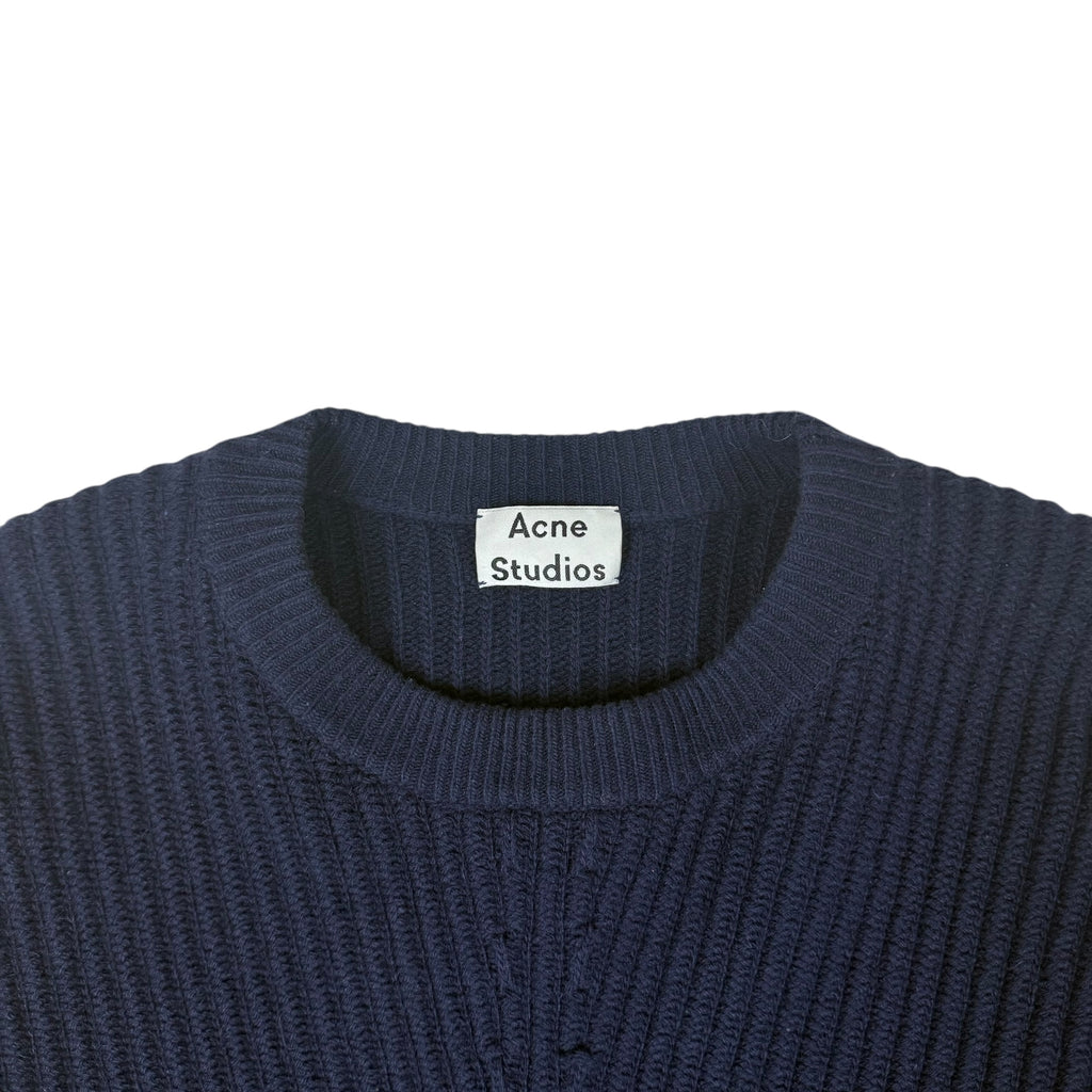 Acne Studios AW16 Jaya Wool Sweatshirt Navy (Size M)