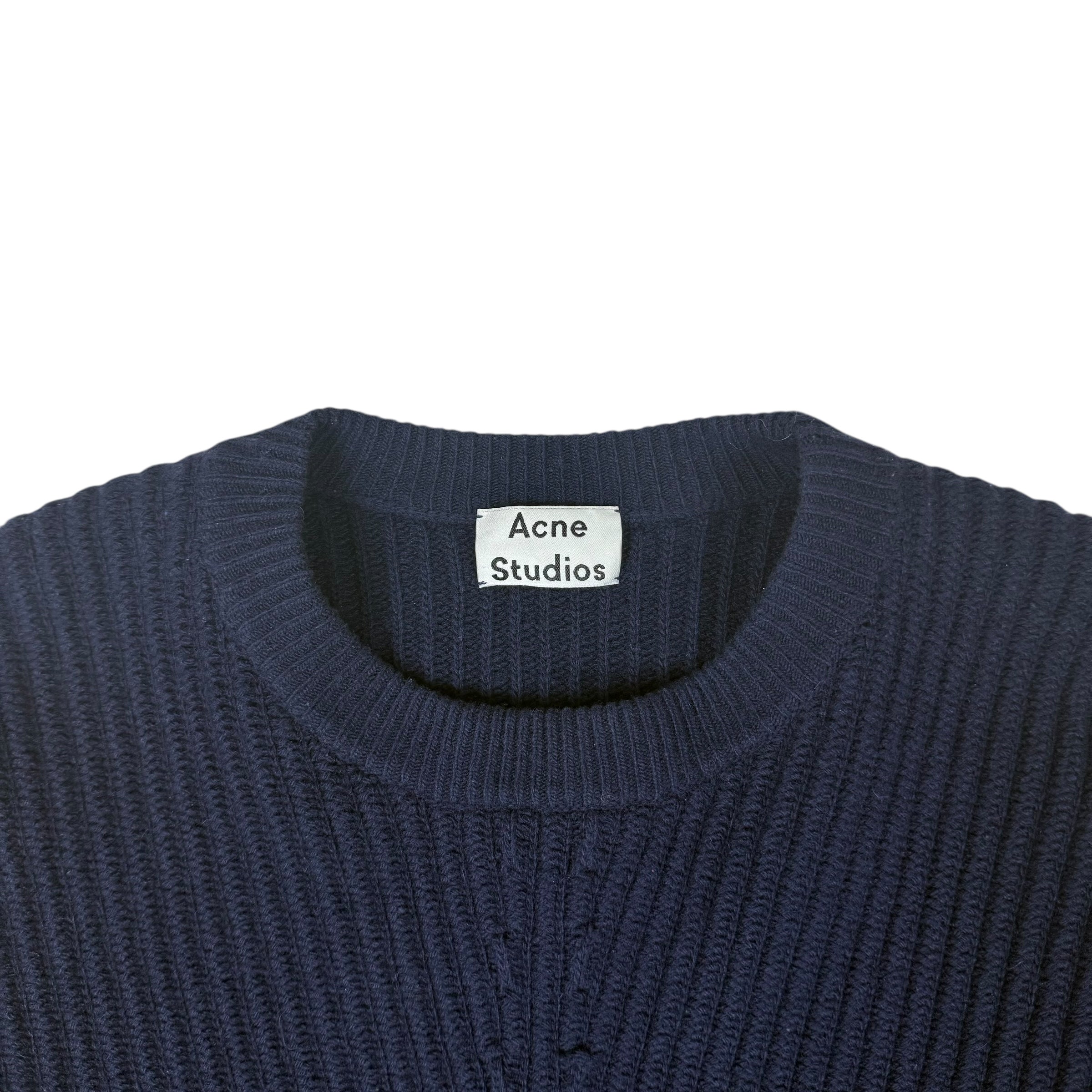 Acne Studios AW16 Jaya Wool Sweatshirt Navy (Size M)
