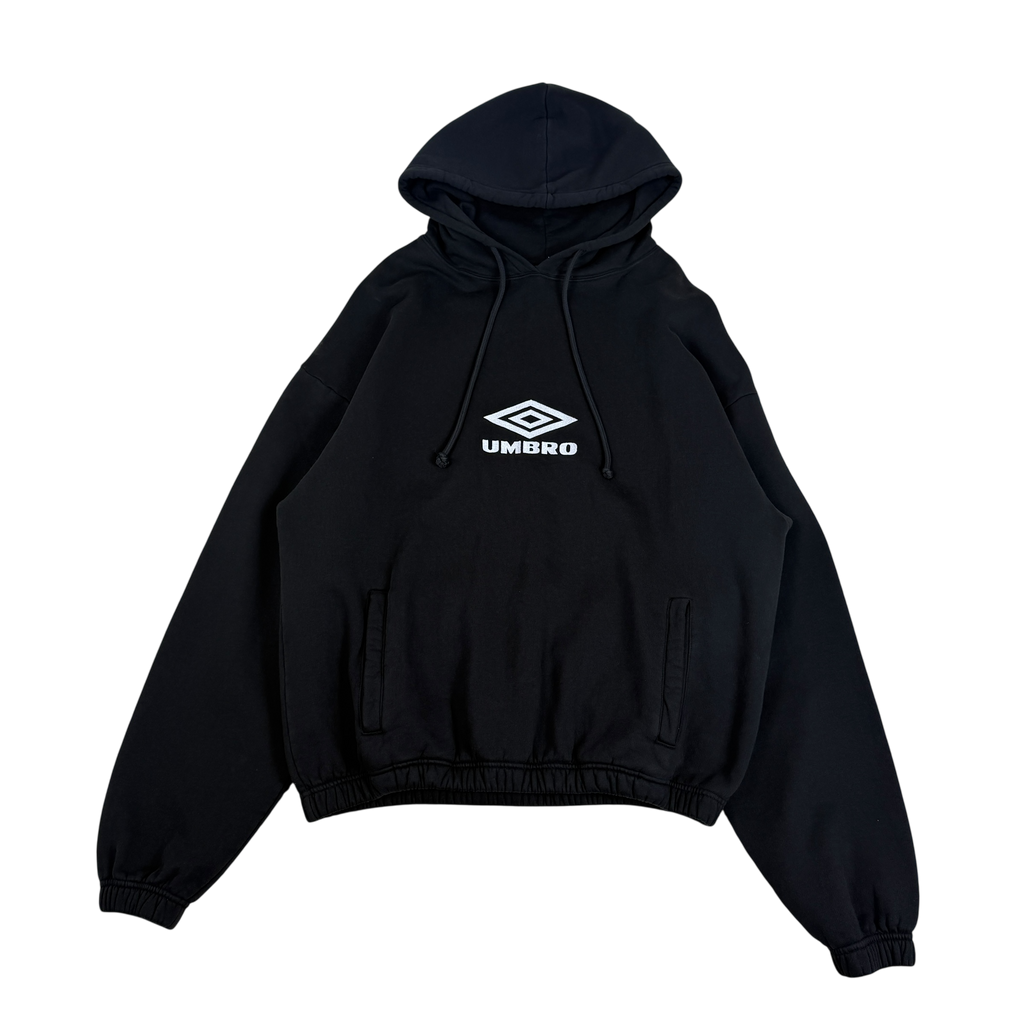 Umbro x Slam Jam Classic Logo Masked Hoodie Black (Fits M-L)