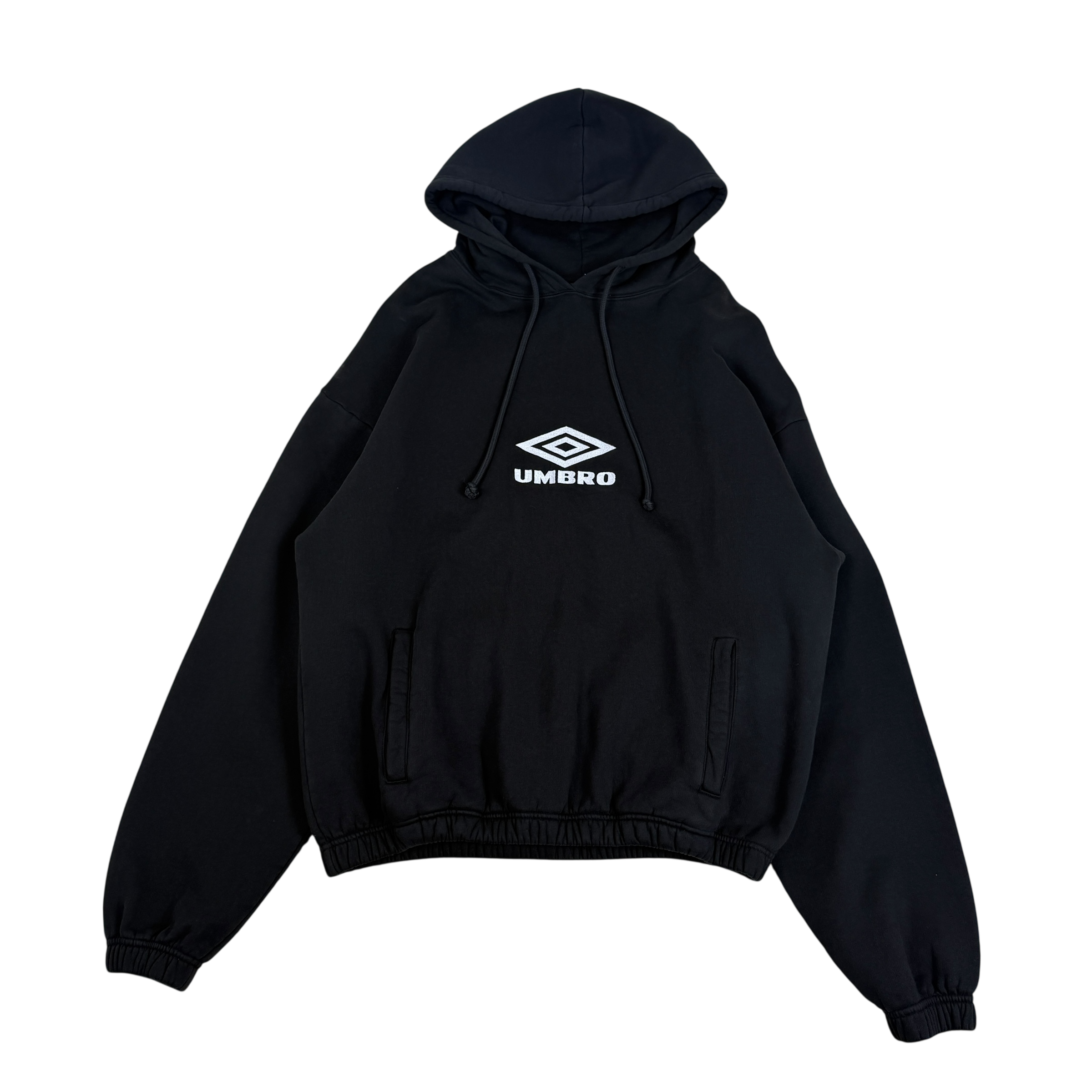 Umbro x Slam Jam Classic Logo Masked Hoodie Black (Fits M-L)