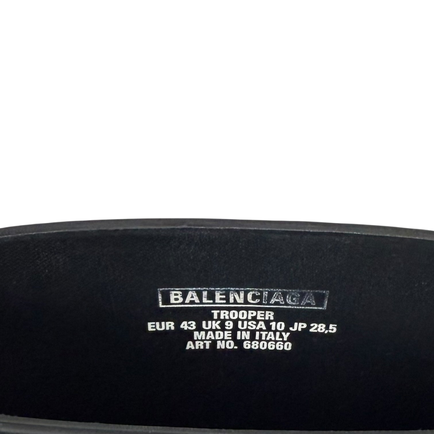 Balenciaga Trooper Boots Black (Size 43)