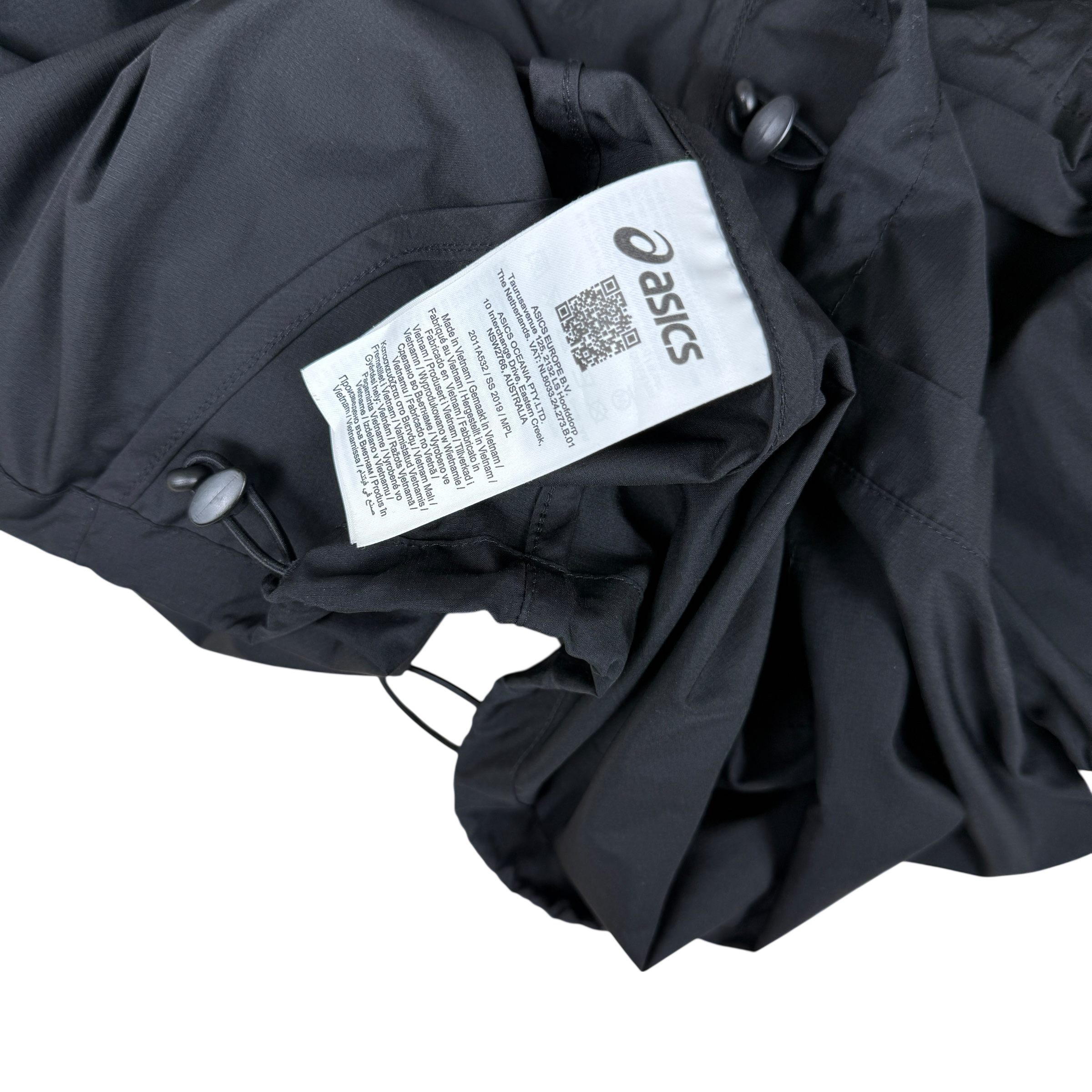 Kiko Kostadinov x ASICS Woven Anorak Jacket Black/Purple (Size M)