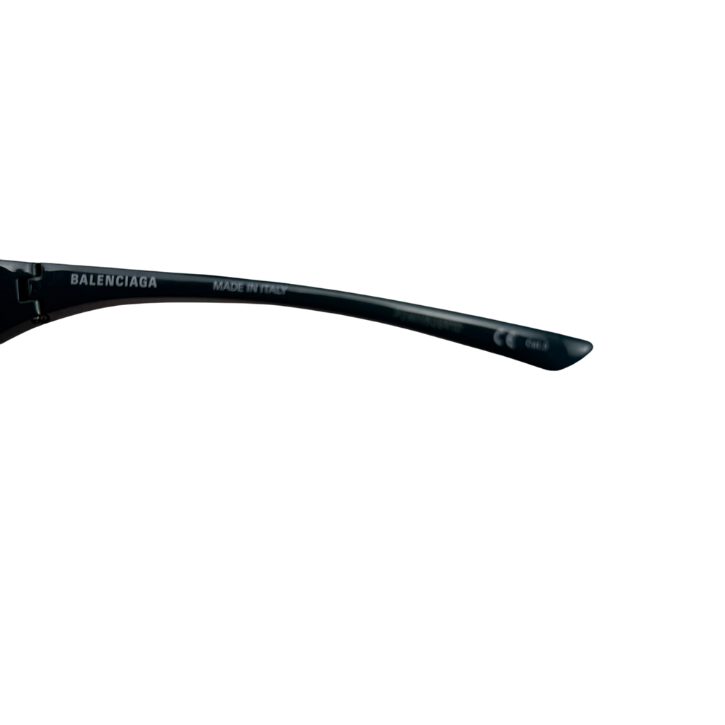 Balenciaga Extreme Oval Sunglasses Green