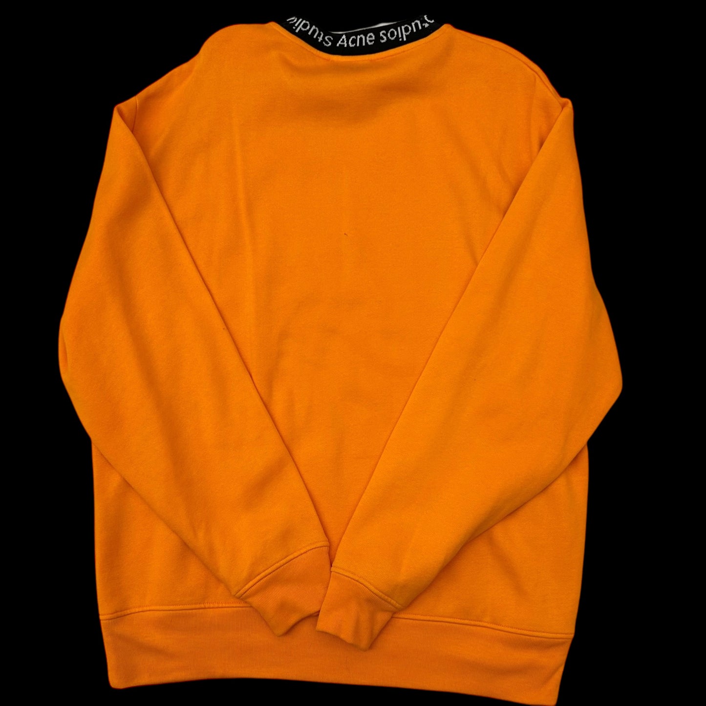 Acne Studios Jacquard Logo Sweater Orange (Fits L-XL)